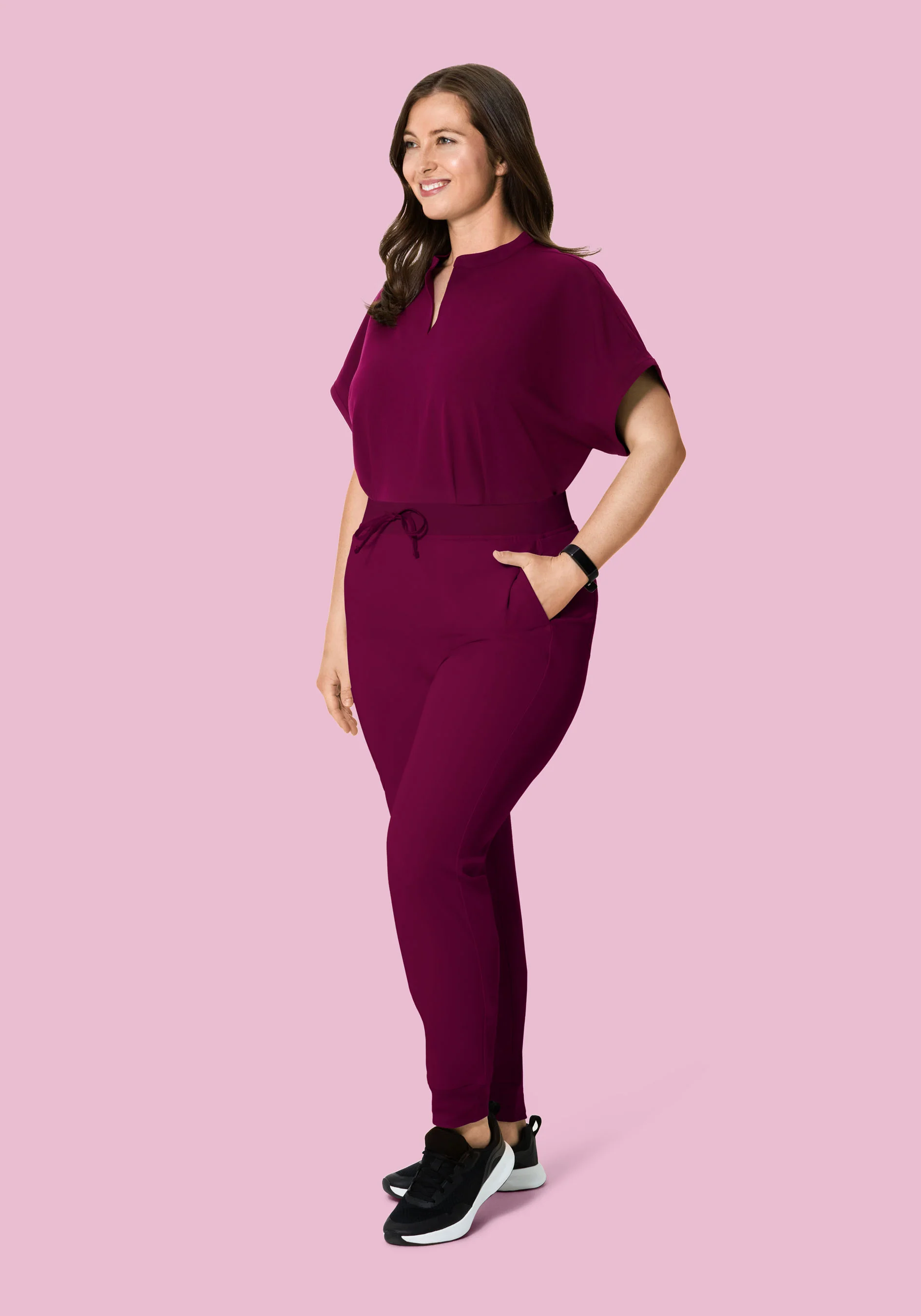 Mandarin Dolman Top Sangria - Image 7