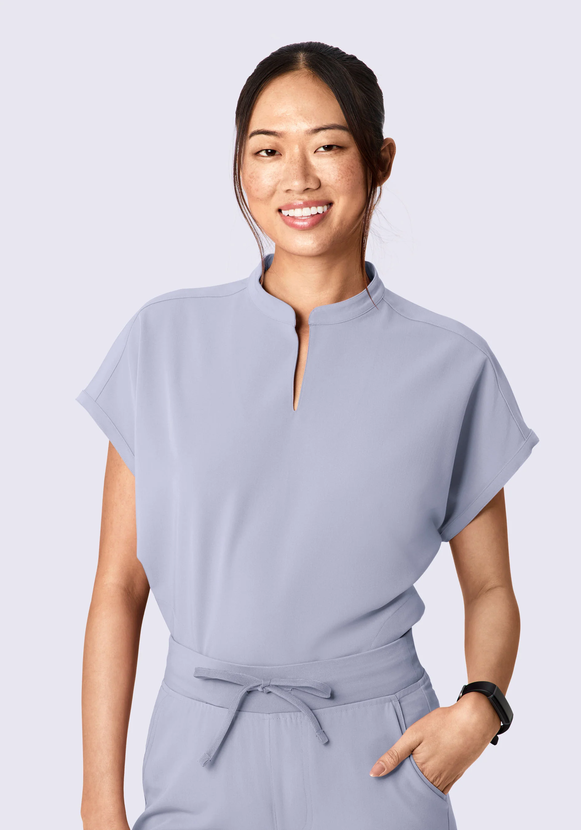 Mandarin Dolman Top Wisteria - Image 2