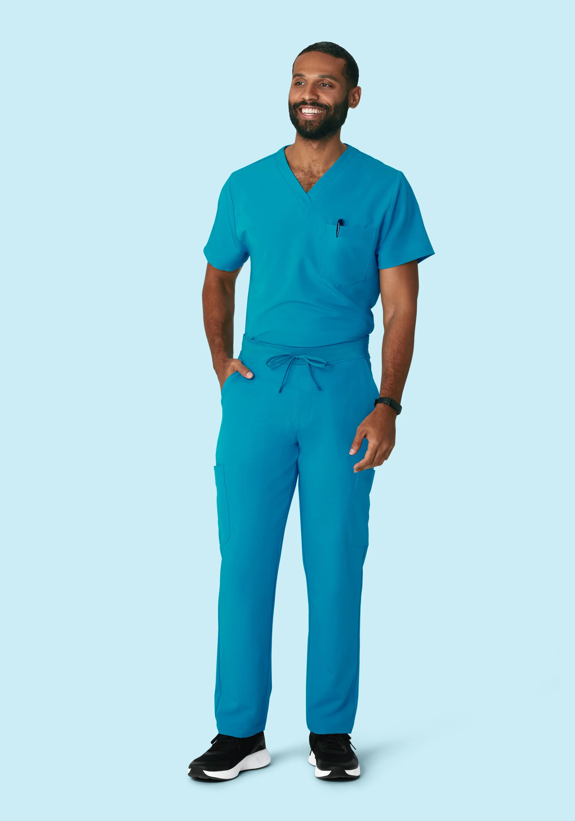 7 Pocket Cargos Azure - Image 3