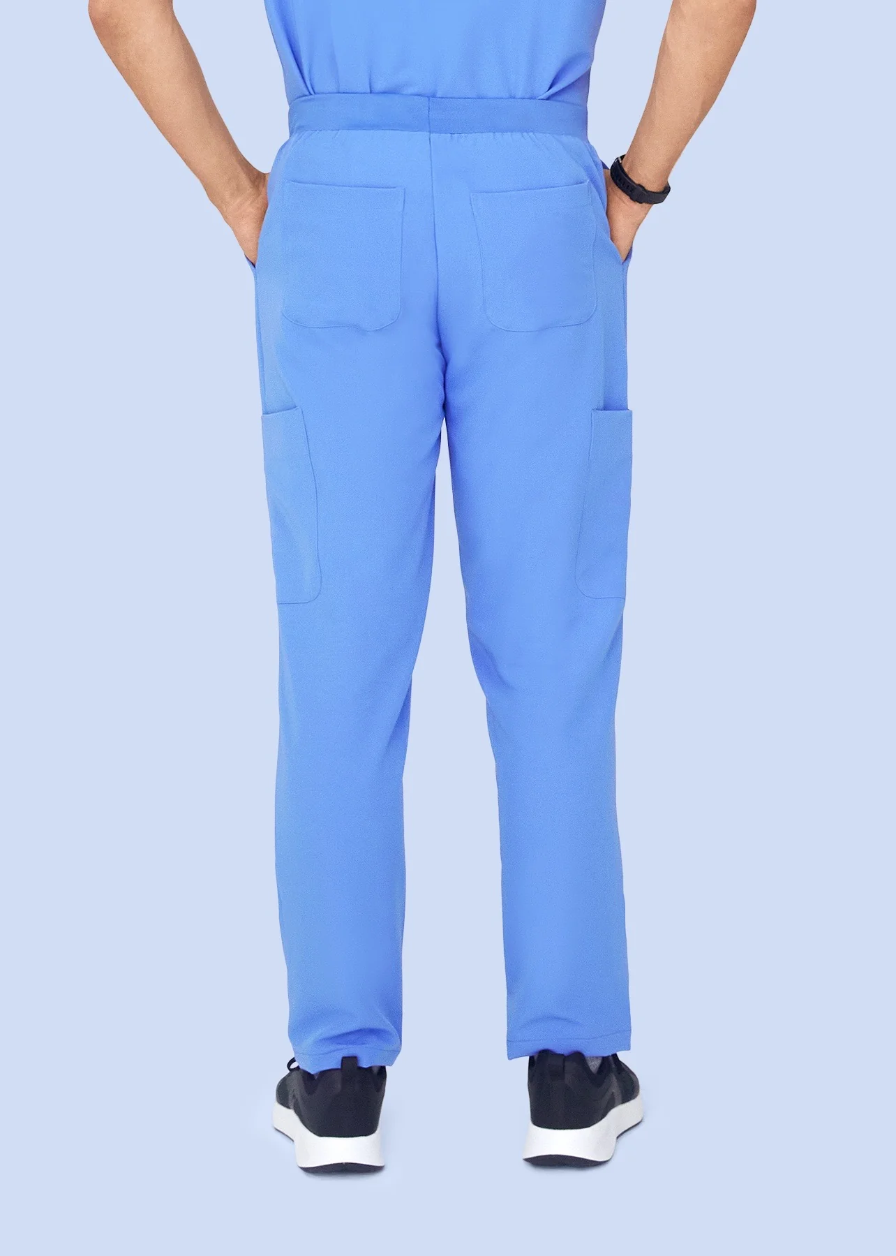 7 Pocket Cargos Ceil Blue - Image 3