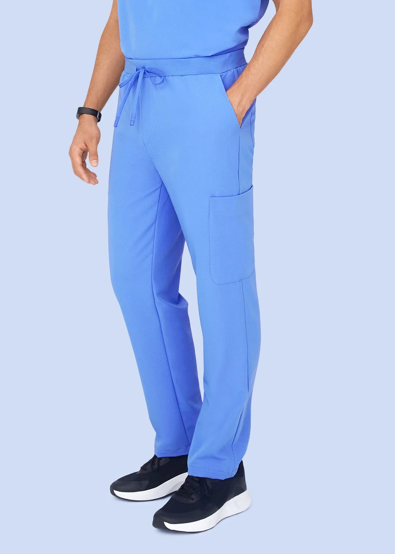 7 Pocket Cargos Ceil Blue - Image 4