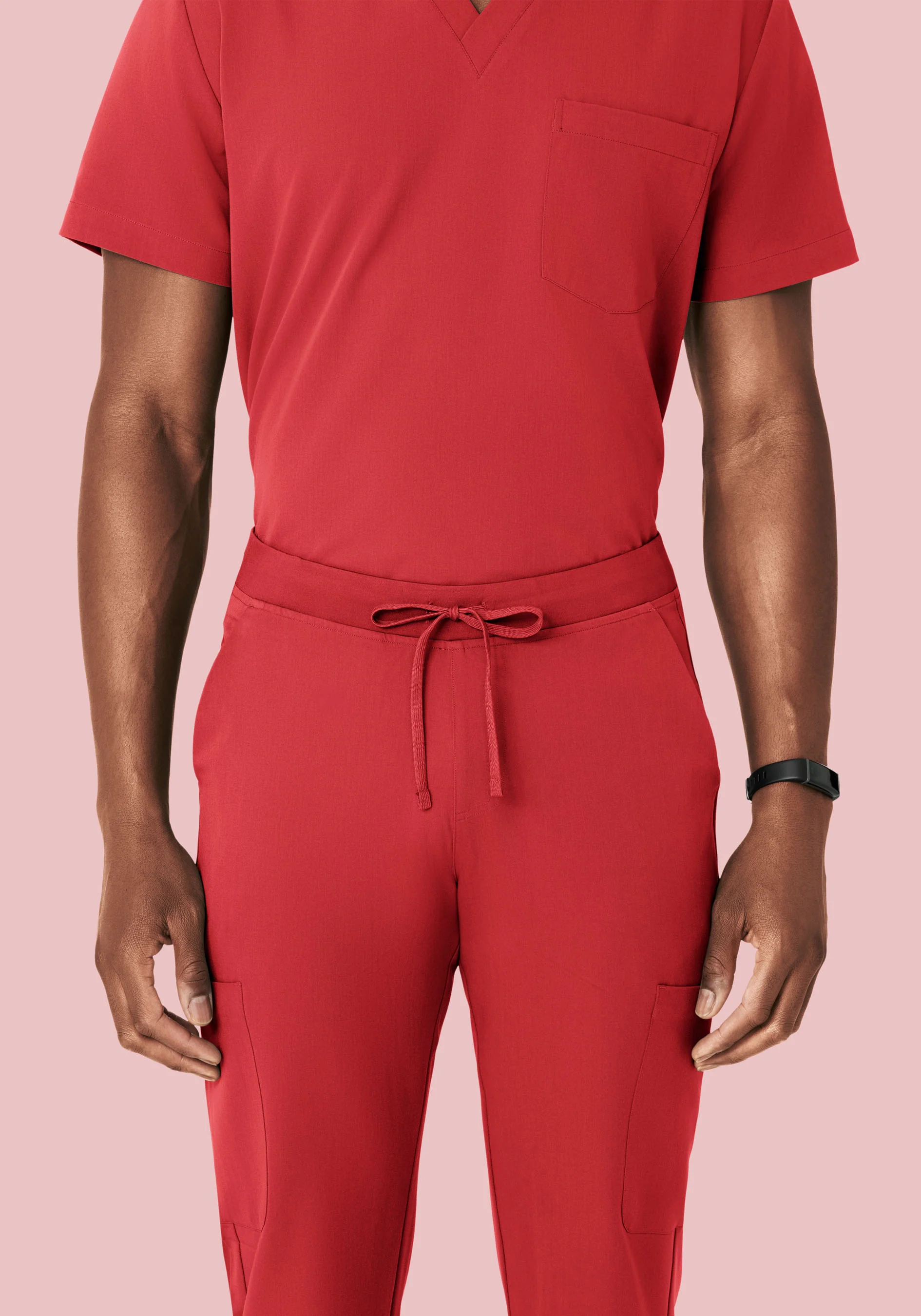 7 Pocket Cargos Cranberry - Image 3
