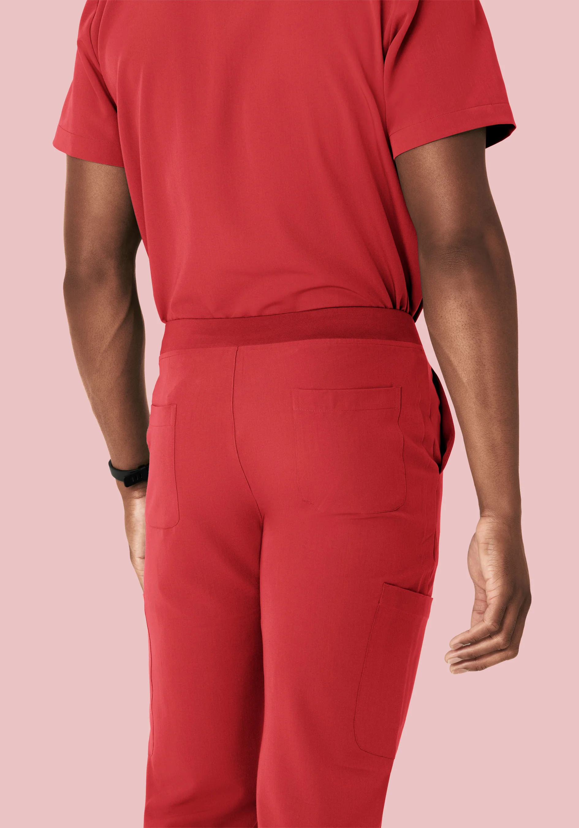 7 Pocket Cargos Cranberry - Image 4