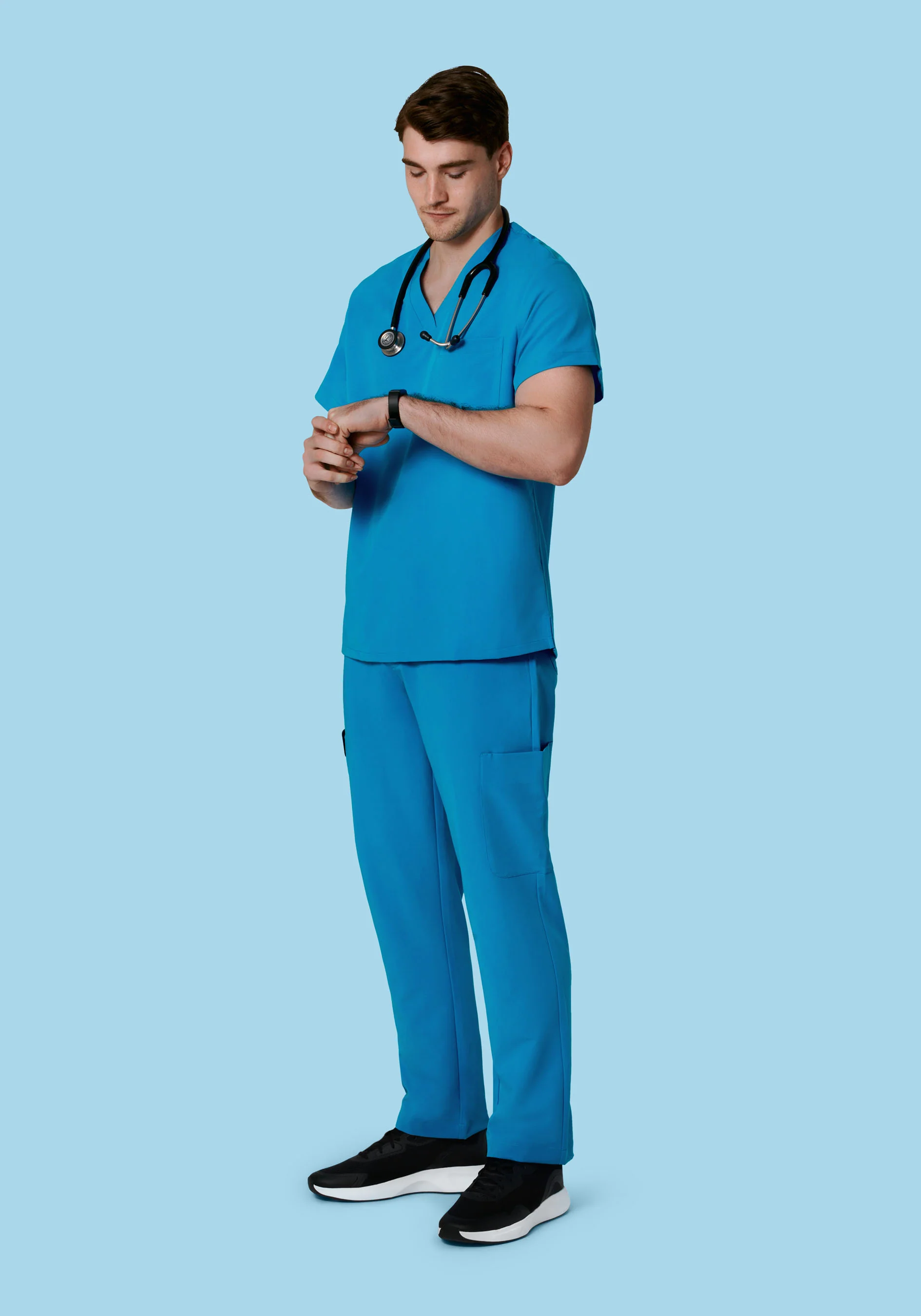 7 Pocket Cargos Electric Blue - Image 2
