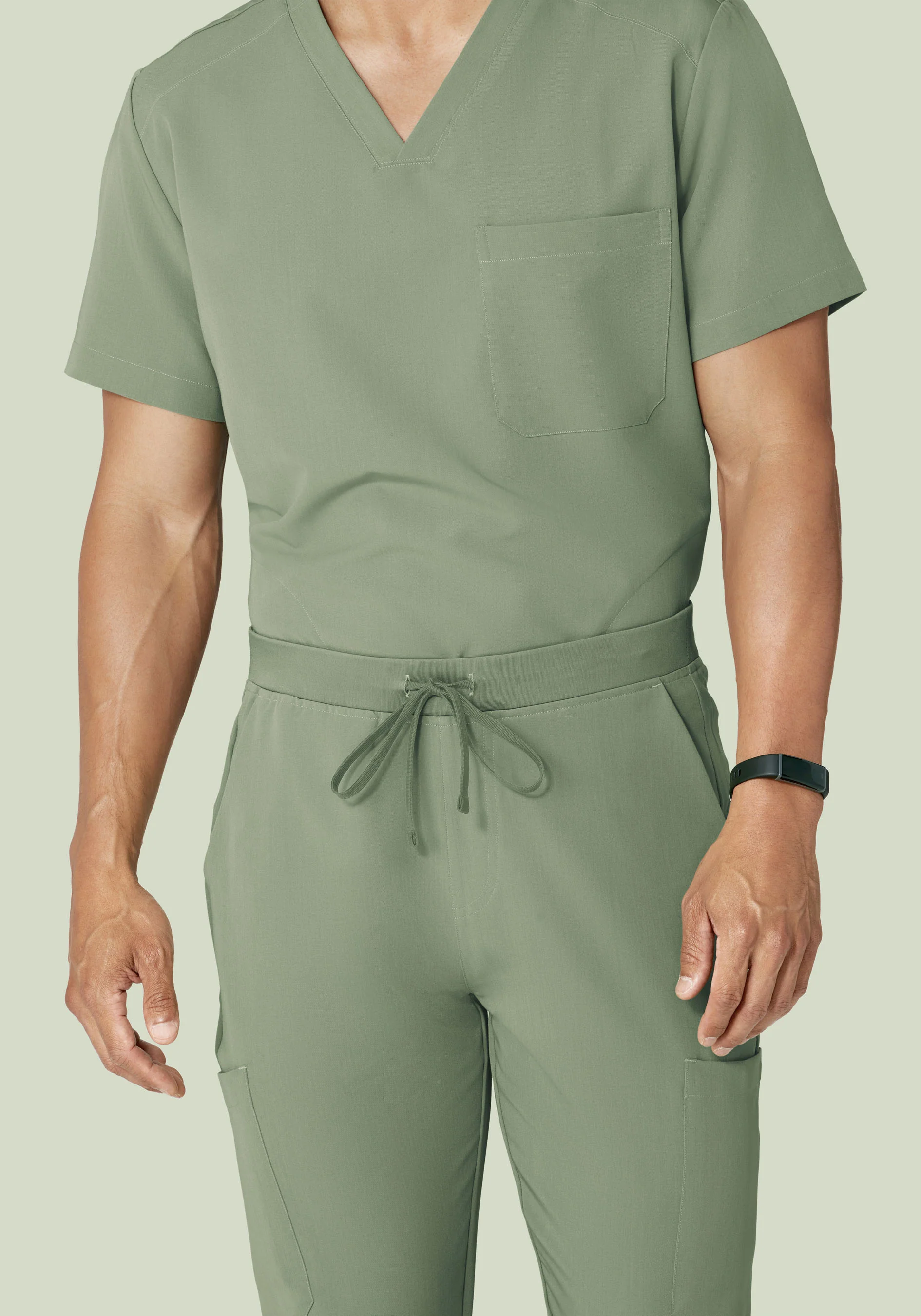 7 Pocket Joggers Cool Sage - Image 3