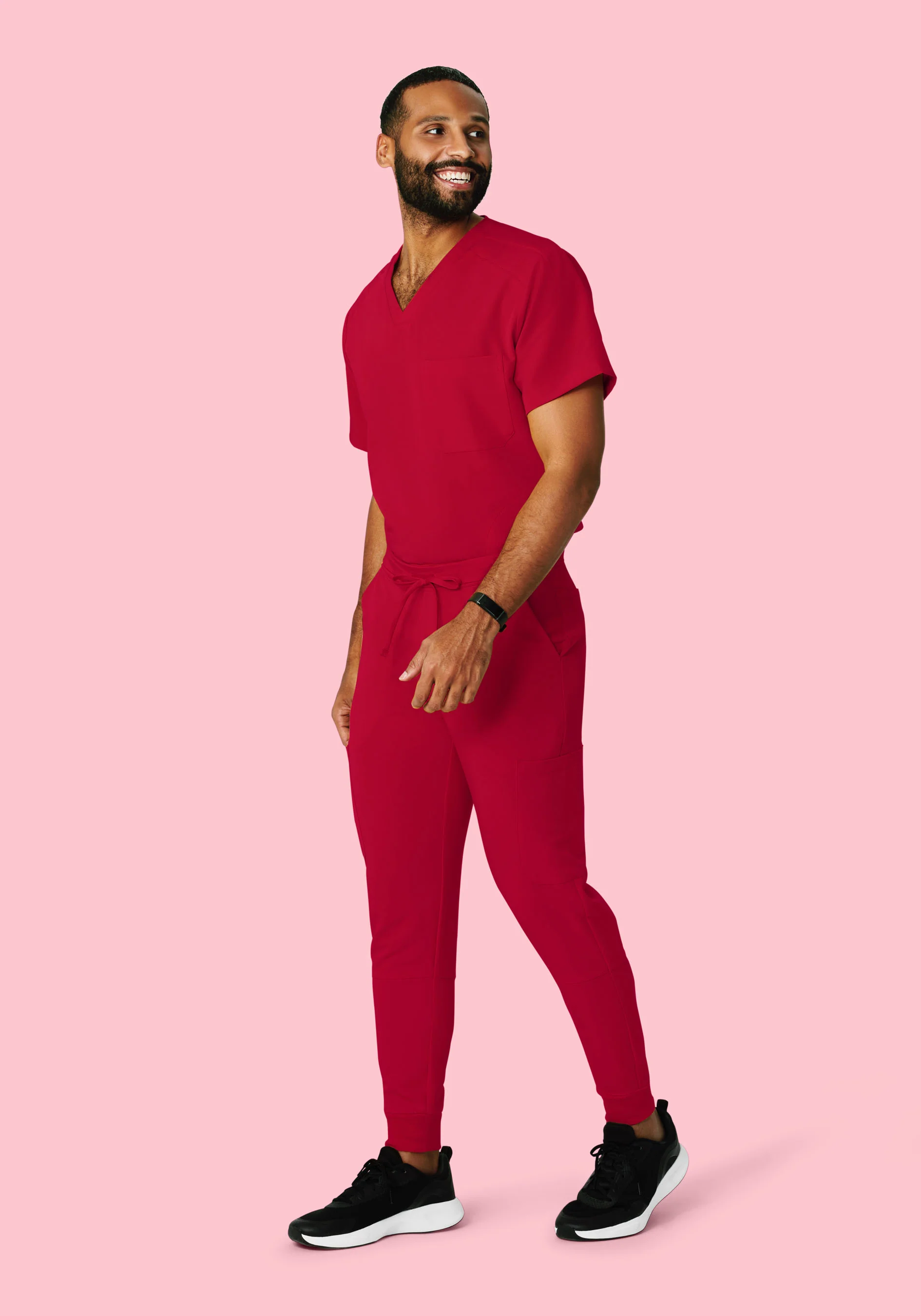 7 Pocket Joggers Crimson - Image 2