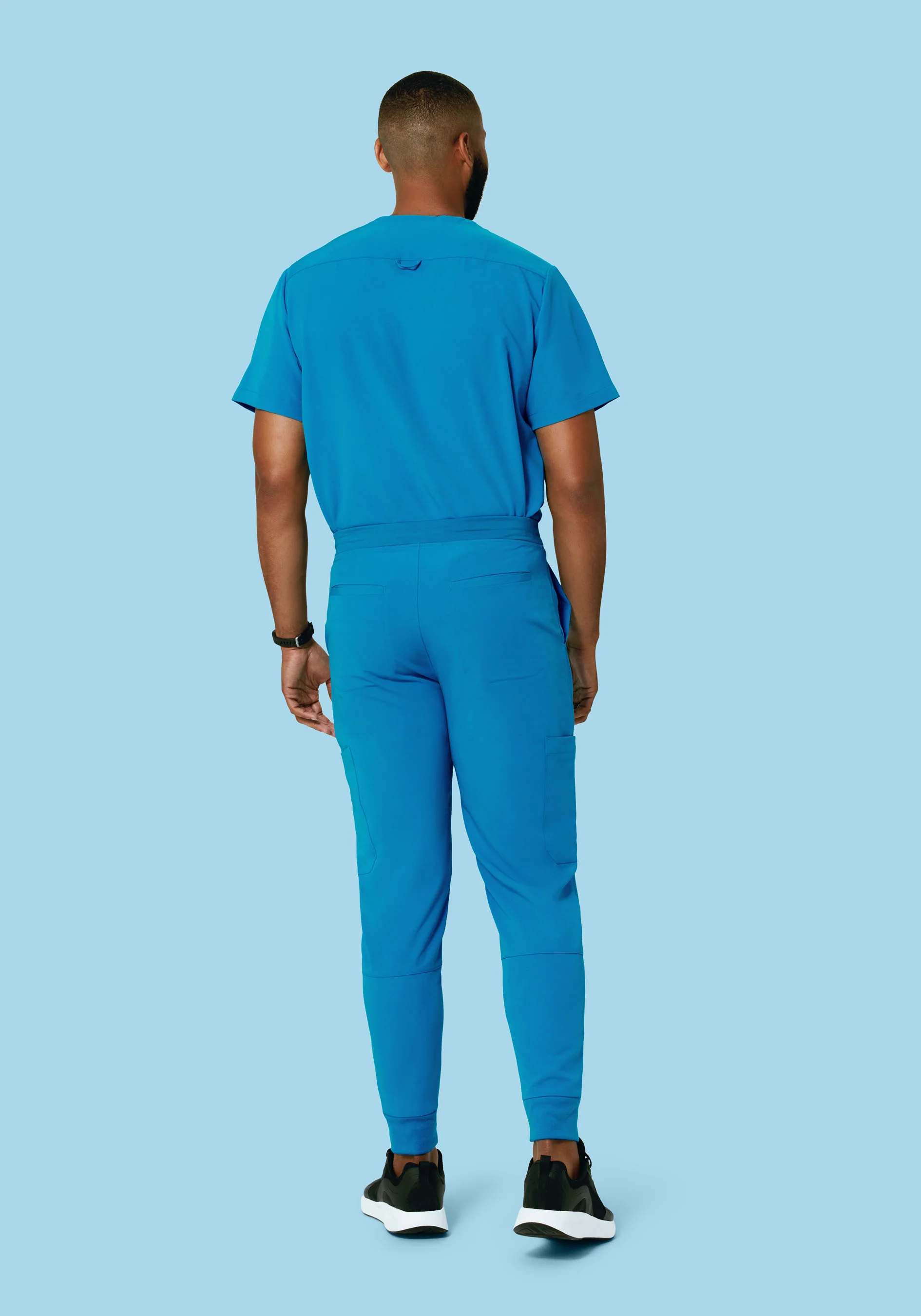 7 Pocket Joggers Electric Blue - Image 5