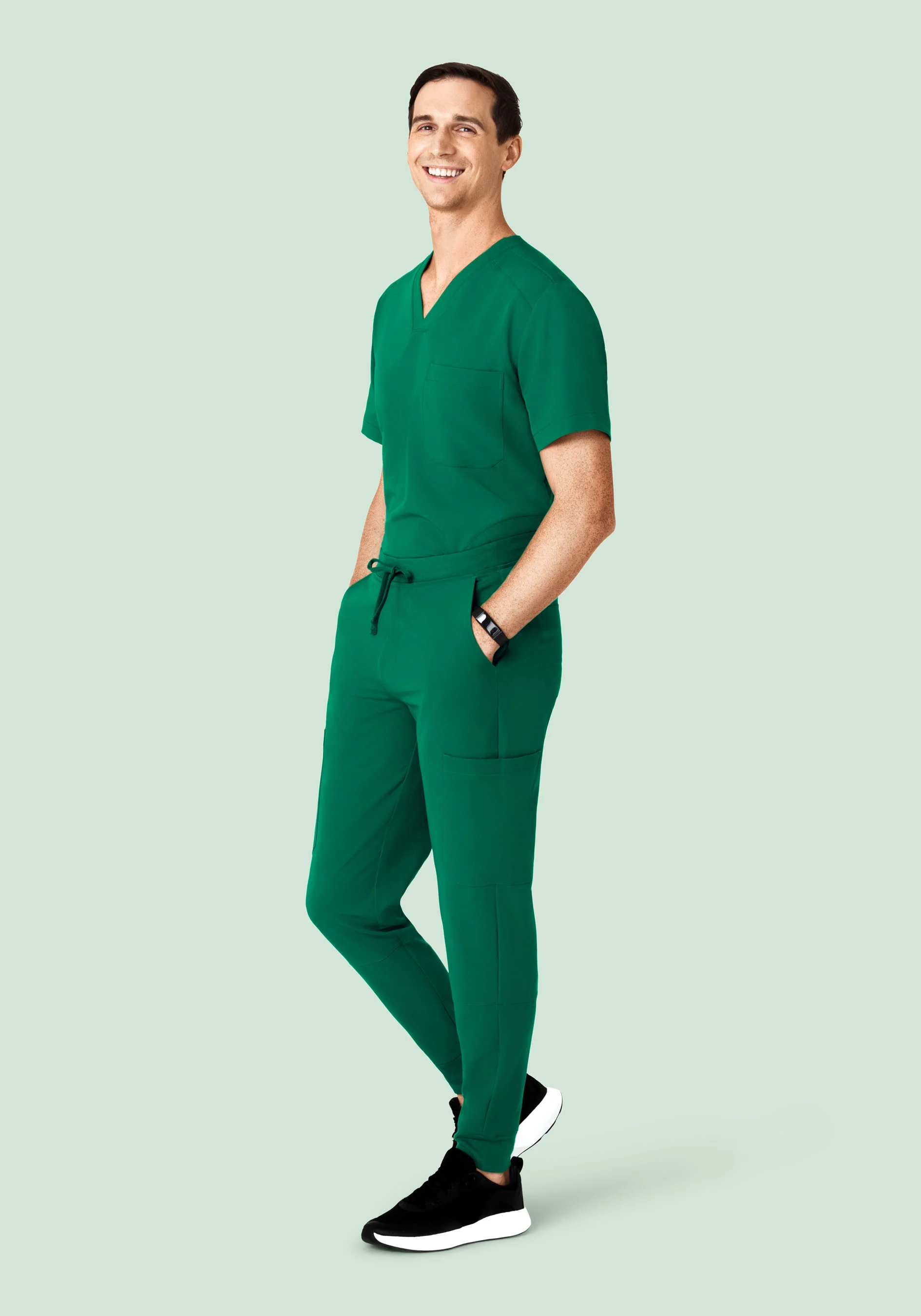 7 Pocket Joggers Envy Green - Image 2