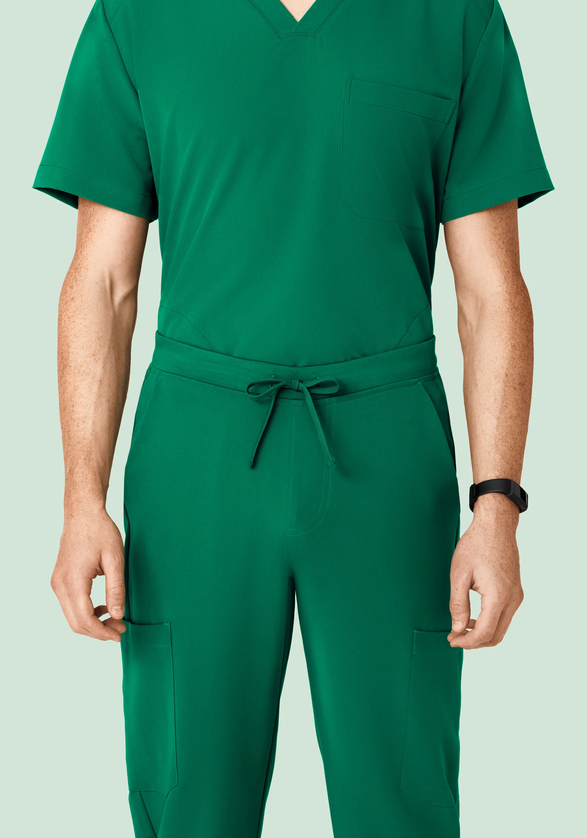 7 Pocket Joggers Envy Green - Image 3