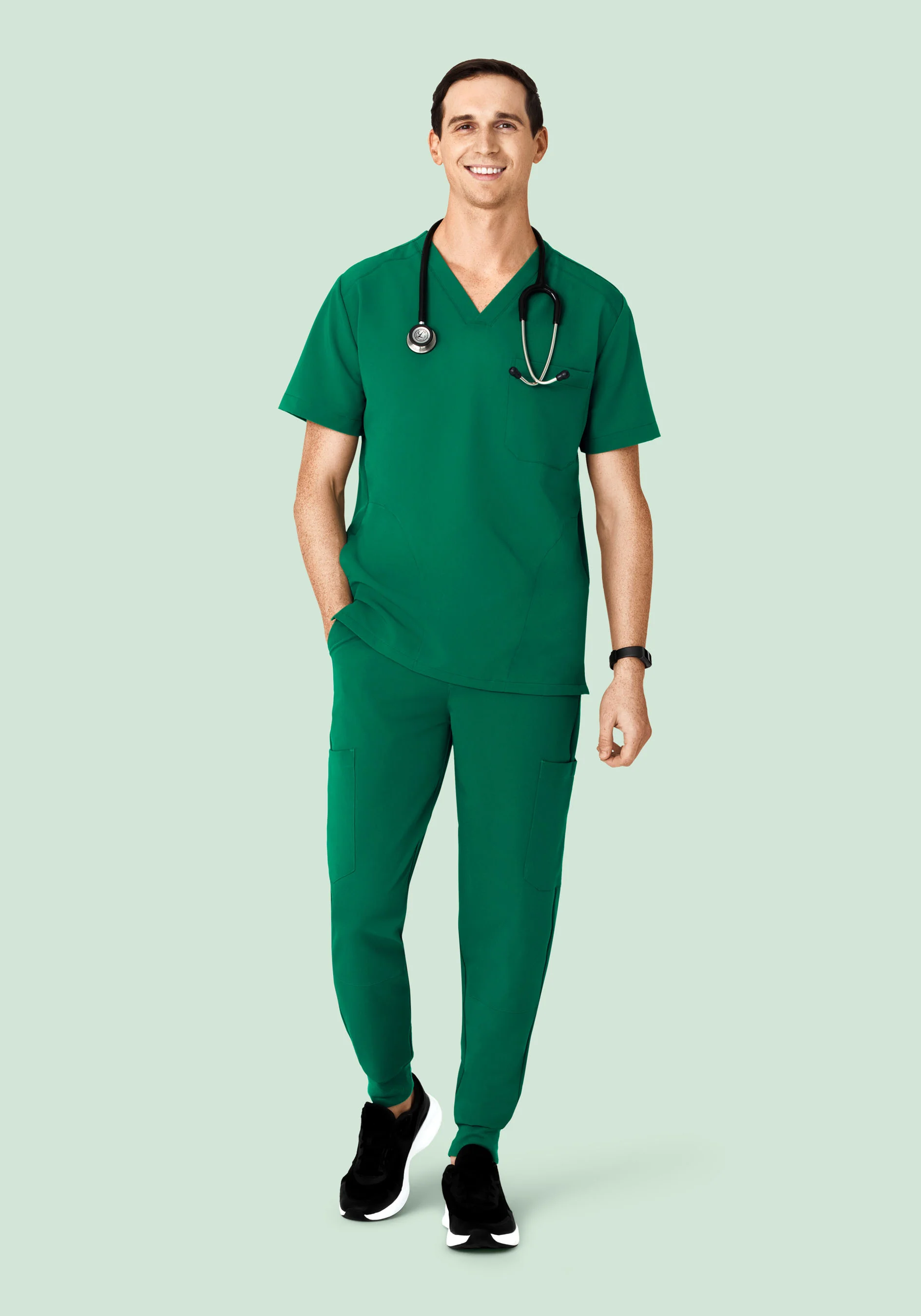 7 Pocket Joggers Envy Green - Image 5