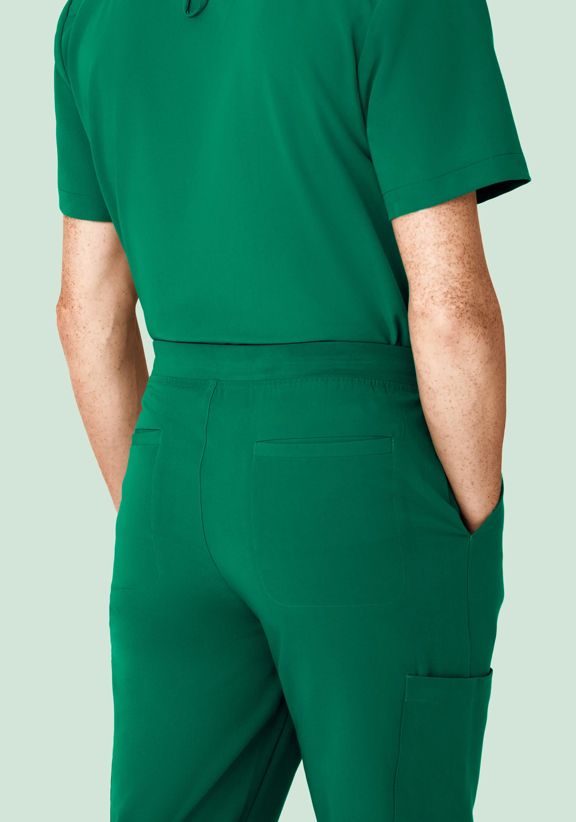 7 Pocket Joggers Envy Green - Image 6