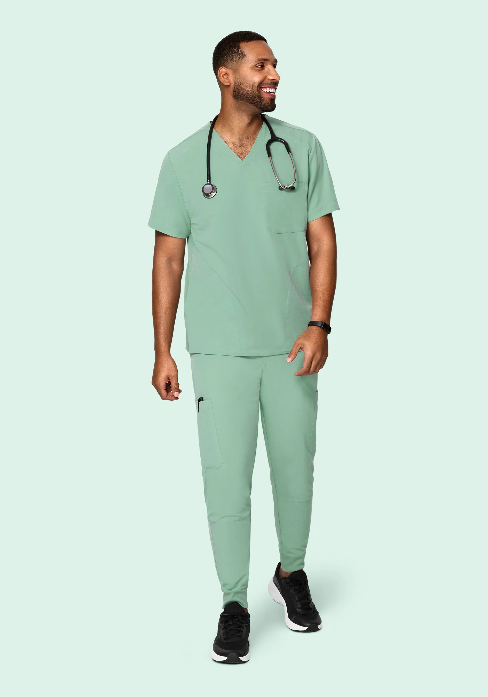 7 Pocket Joggers Jade - Image 4