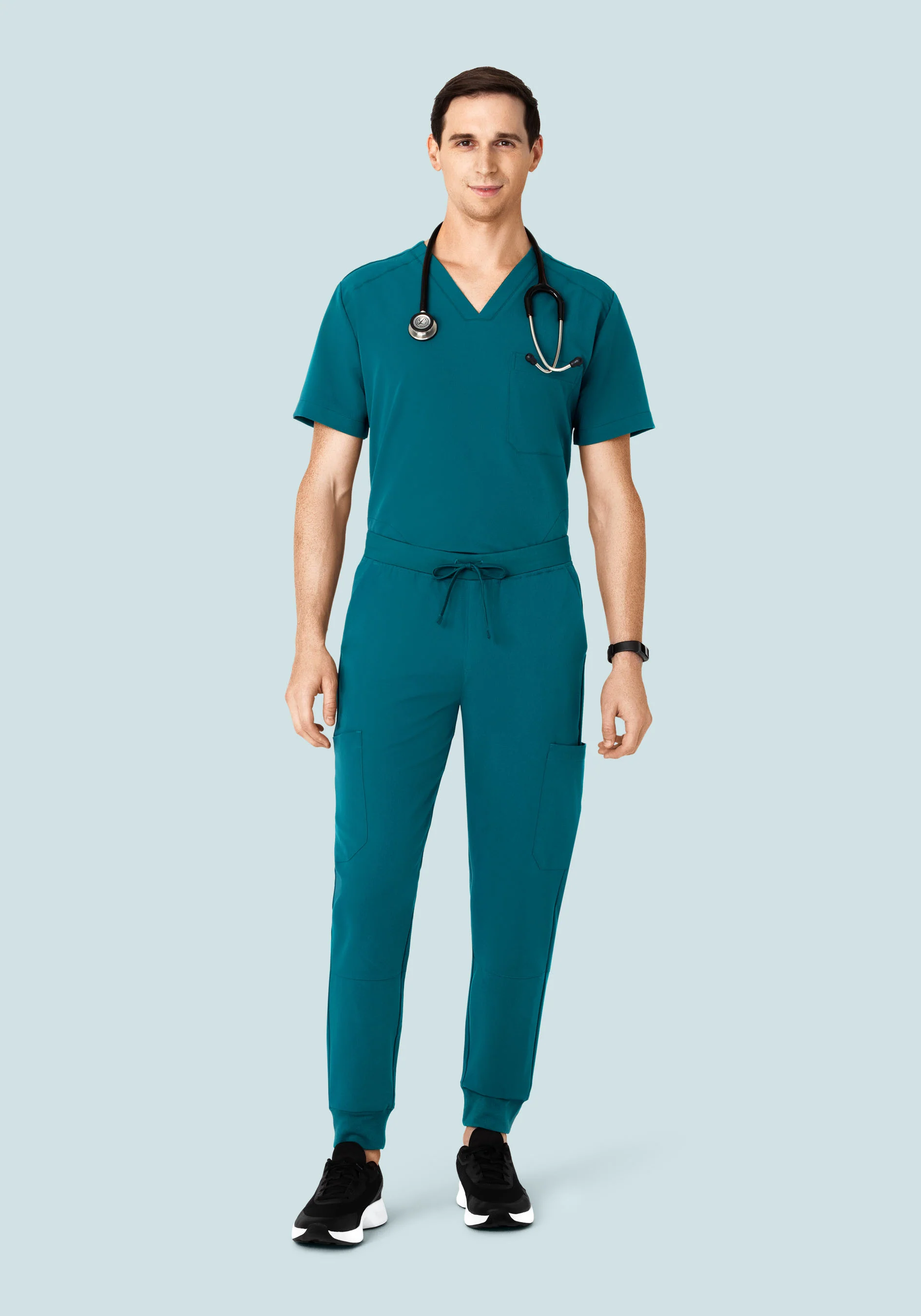 7 Pocket Joggers Peacock - Image 2