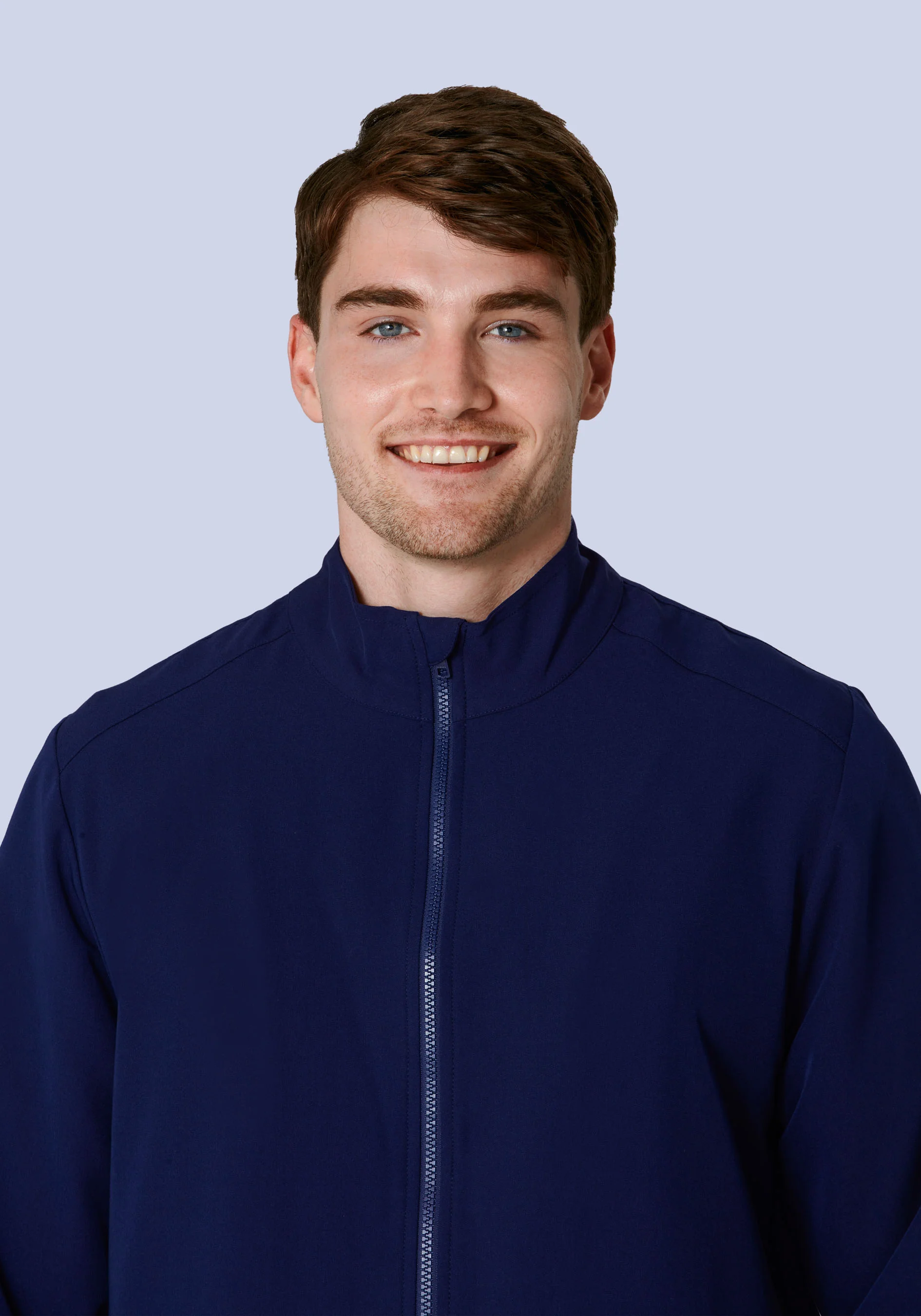 Men's Modern Scrub Jacket Navy - Image 2