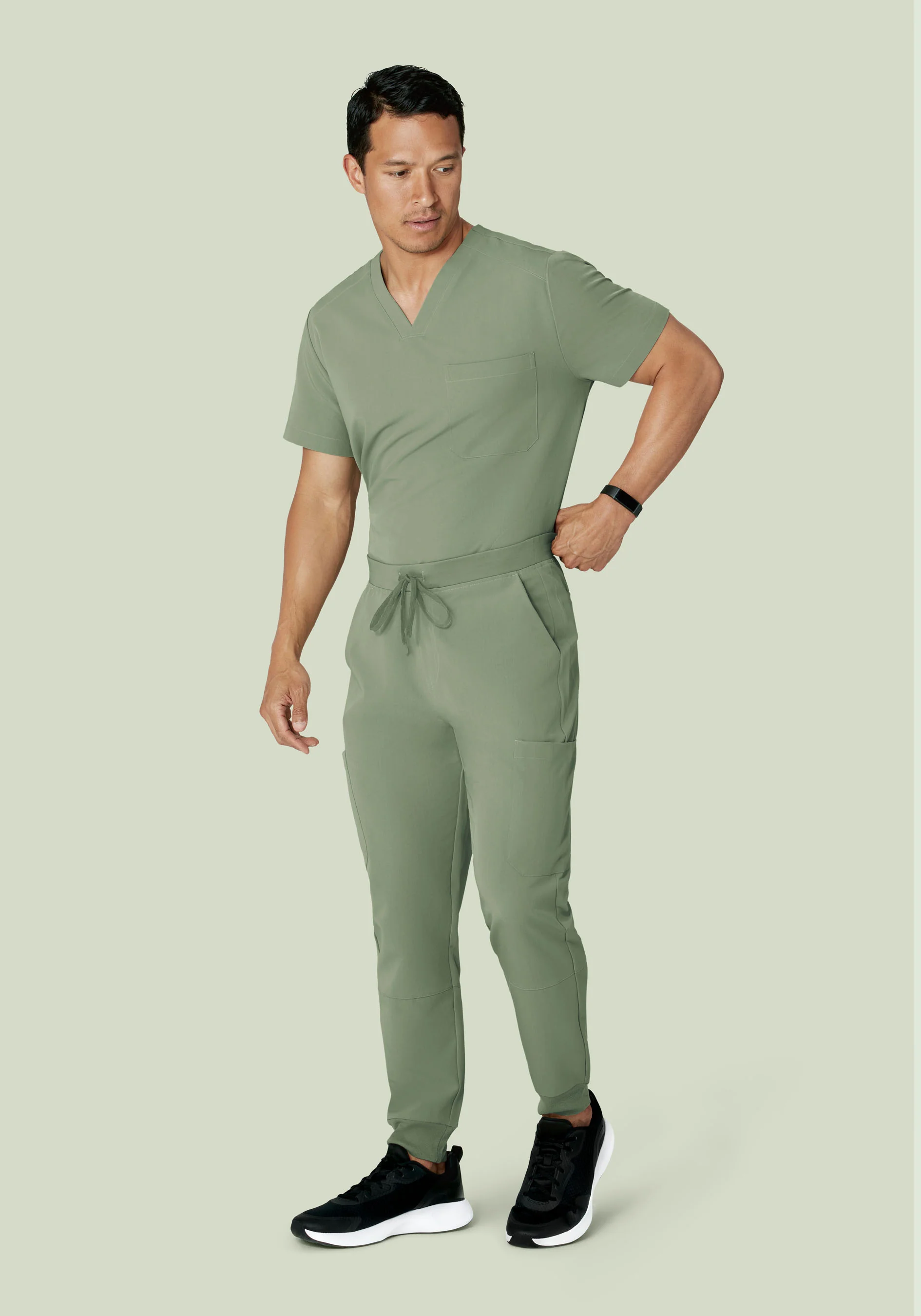 Three Pocket Top Cool Sage - Image 4
