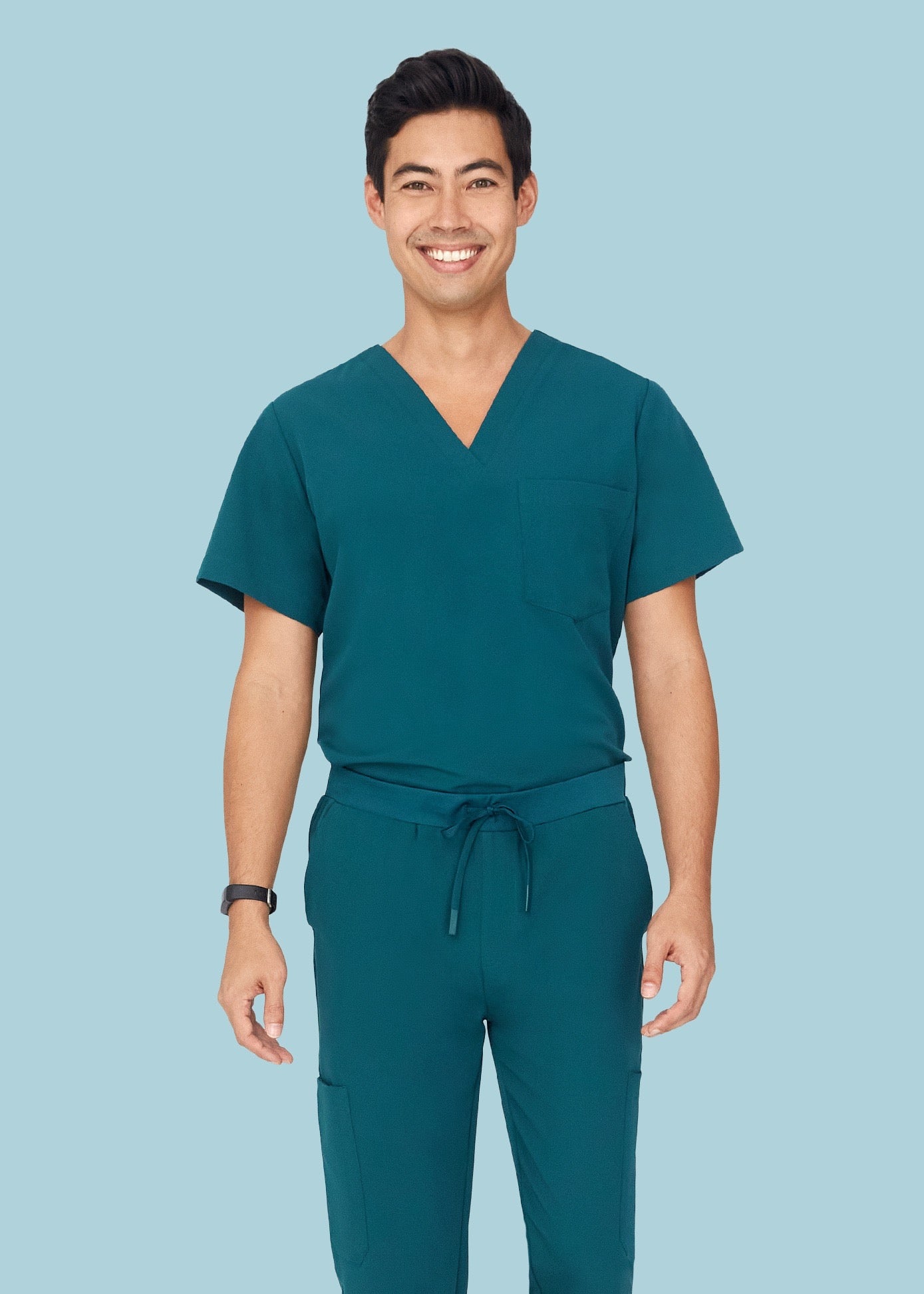 Two Pocket Top Caribbean Blue - Image 3
