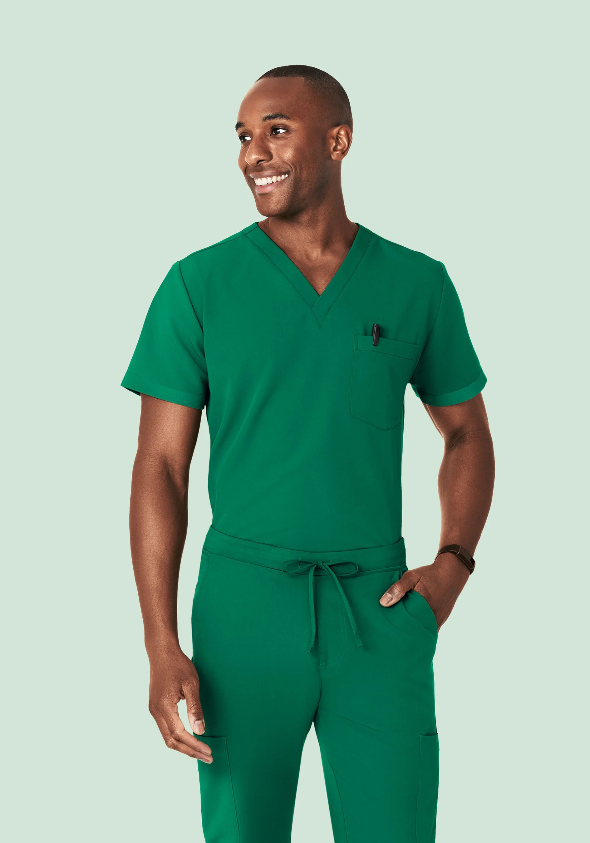 Two Pocket Top Envy Green - Image 2
