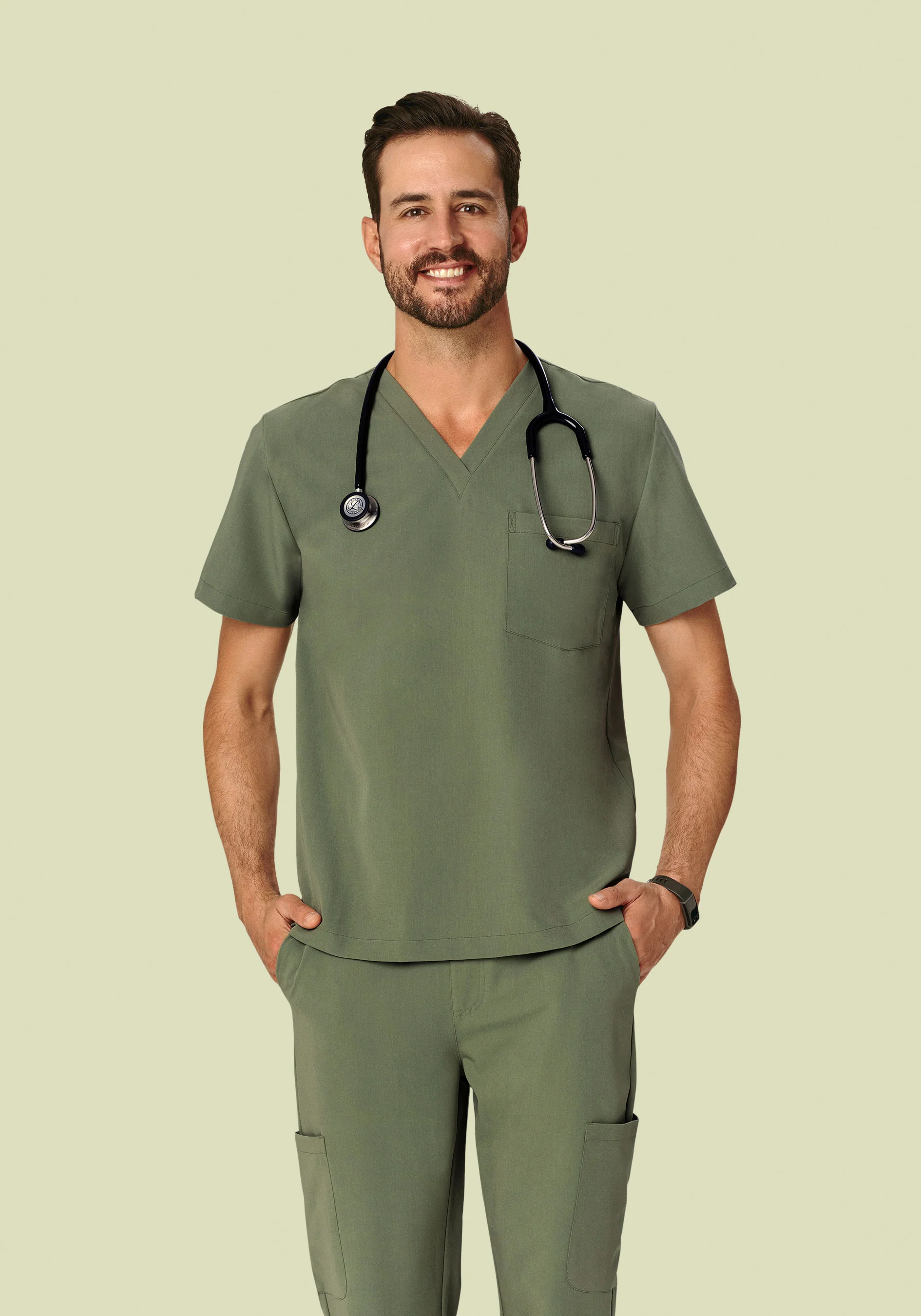 Two Pocket Top Sage - Image 2