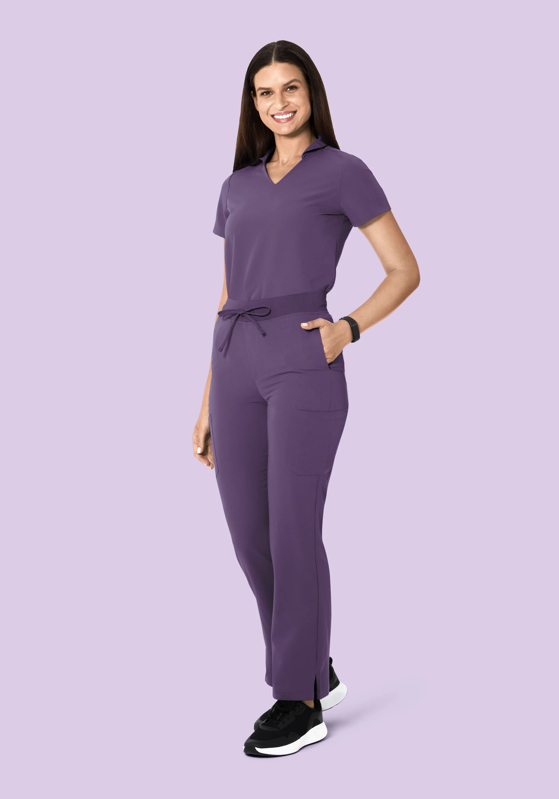 Multi Wear Collar Top Dewberry - Image 3