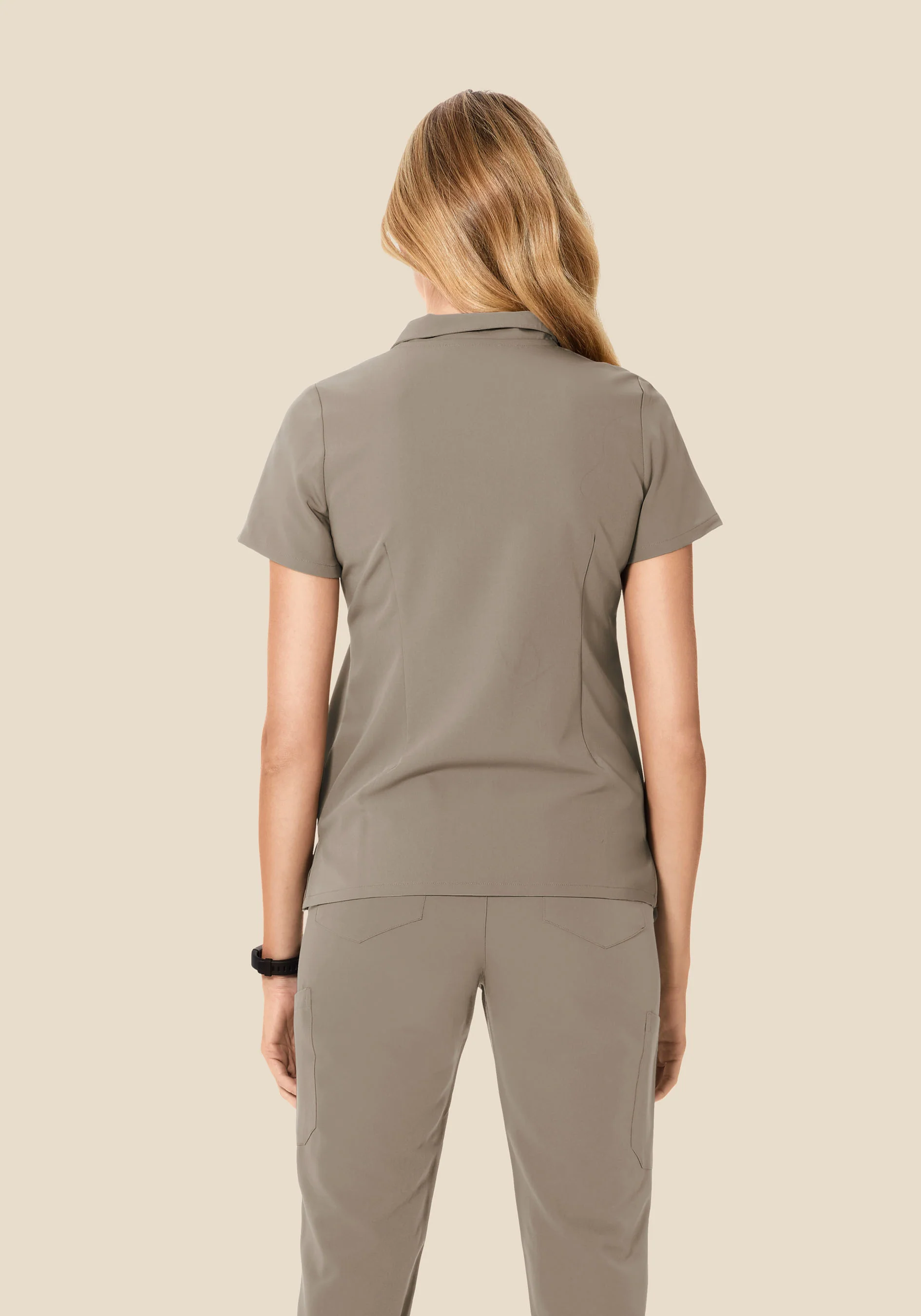 Multi Wear Collar Top Macchiato - Image 5