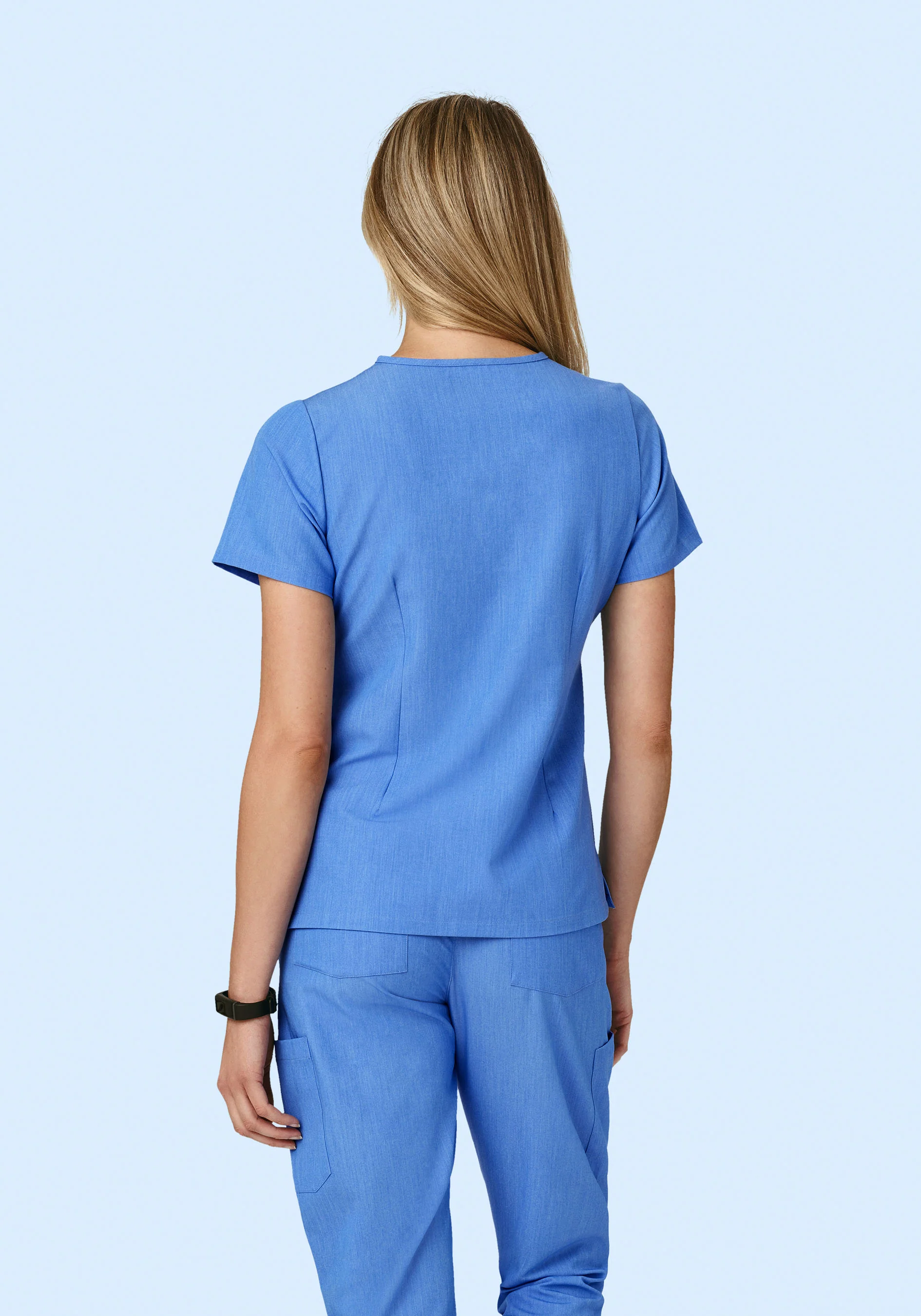 One Pocket Top Heather Blue - Image 2