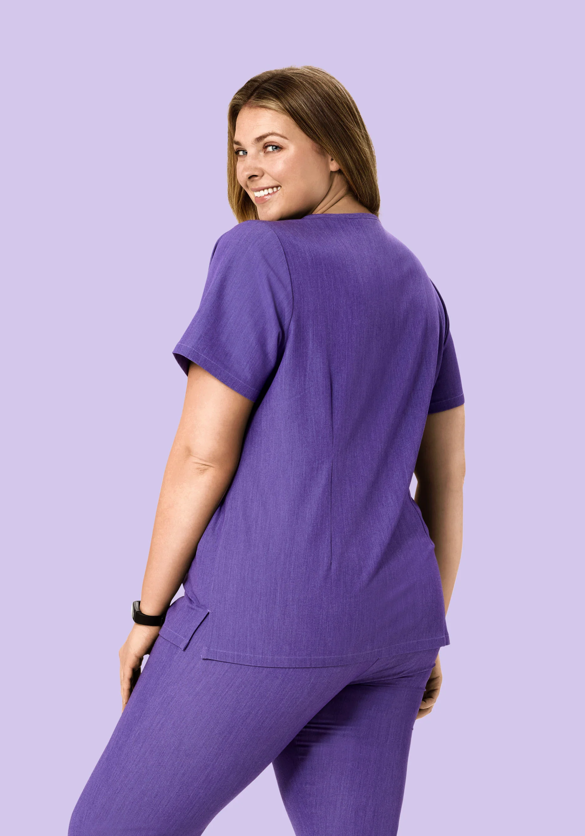 One Pocket Top Heather Grape - Image 5