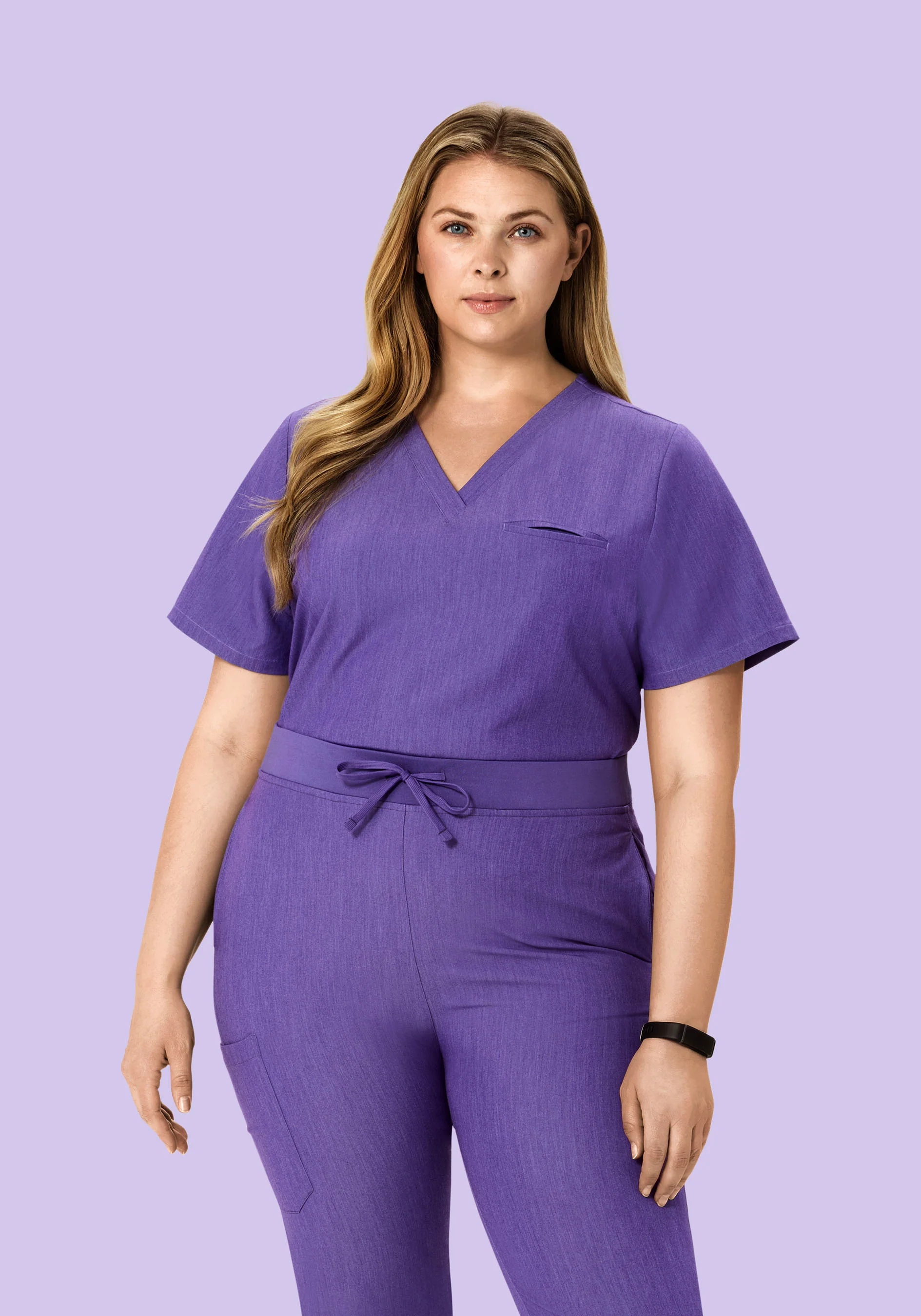 One Pocket Top Heather Grape - Image 6