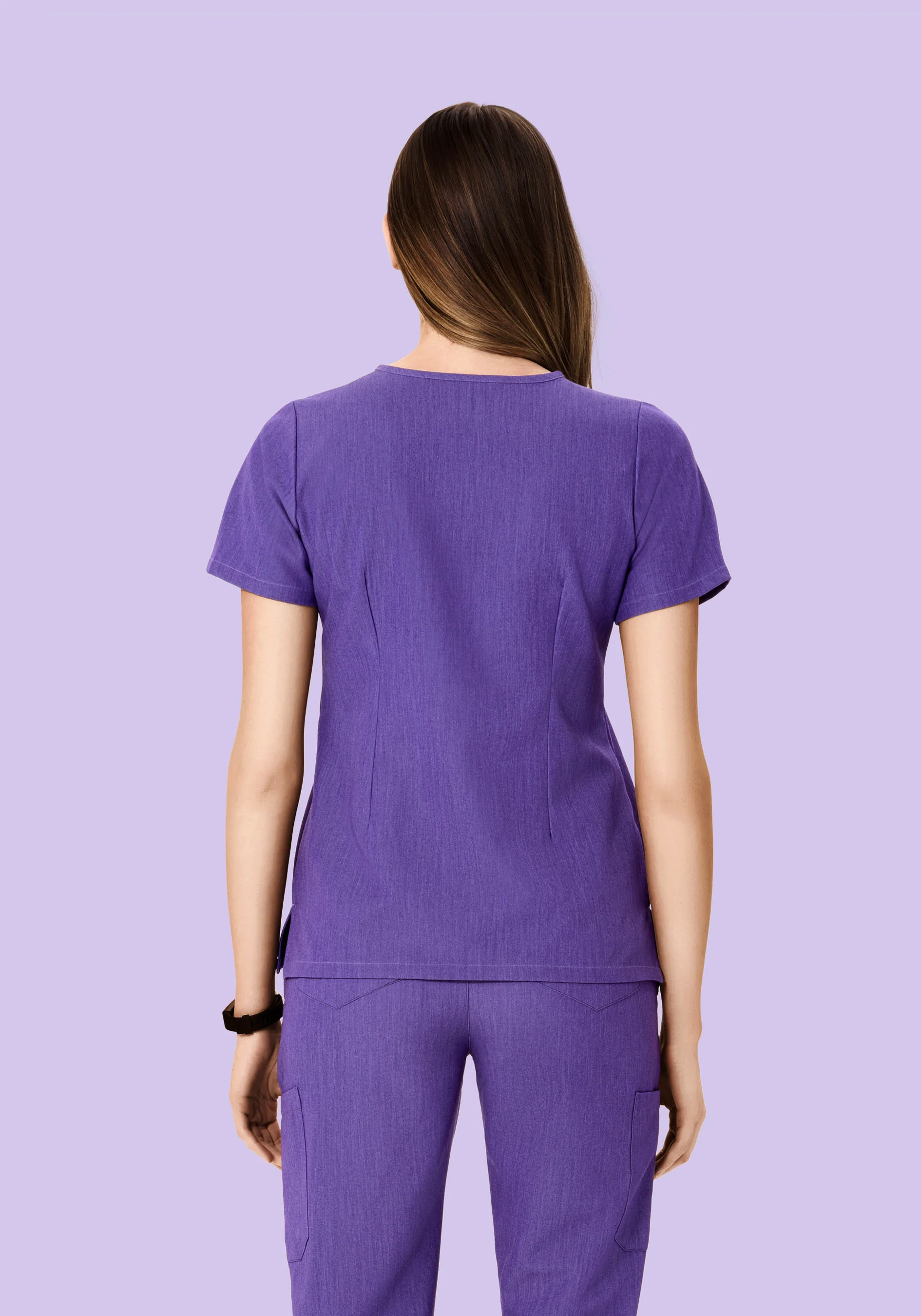 One Pocket Top Heather Grape - Image 8