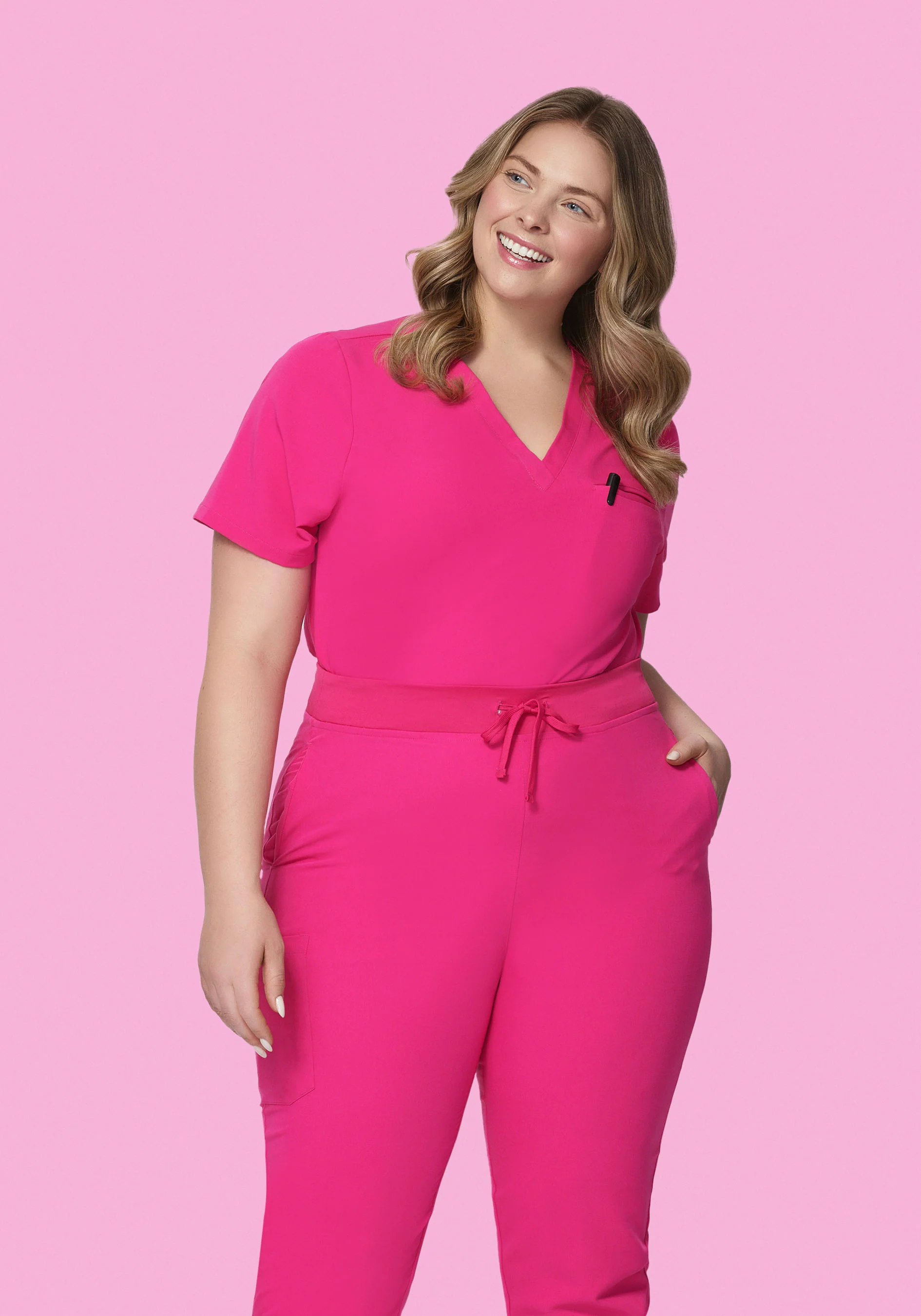 One Pocket Top Shocking Pink - Image 6
