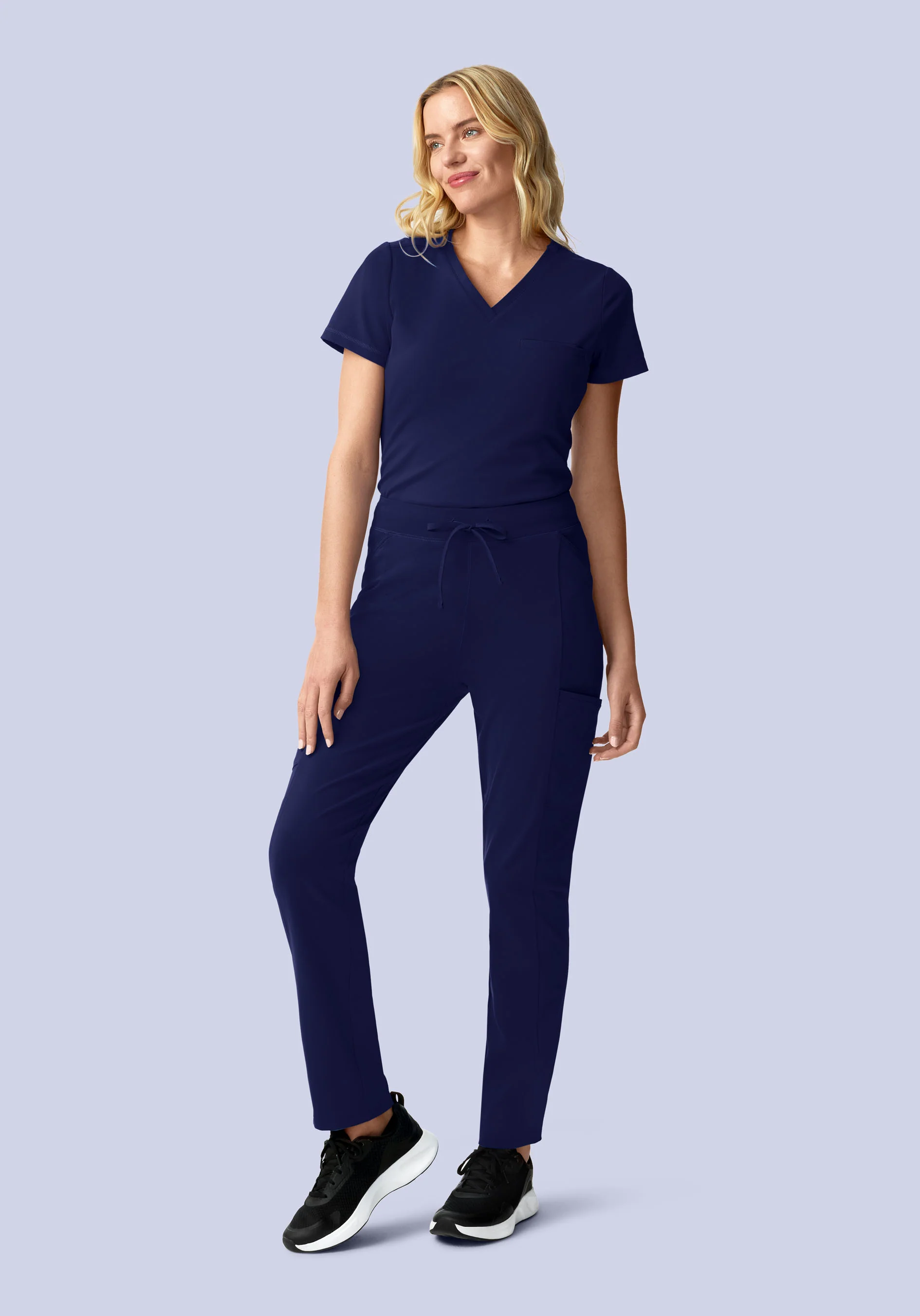 Soft Stretch Straight Leg Navy - Image 2