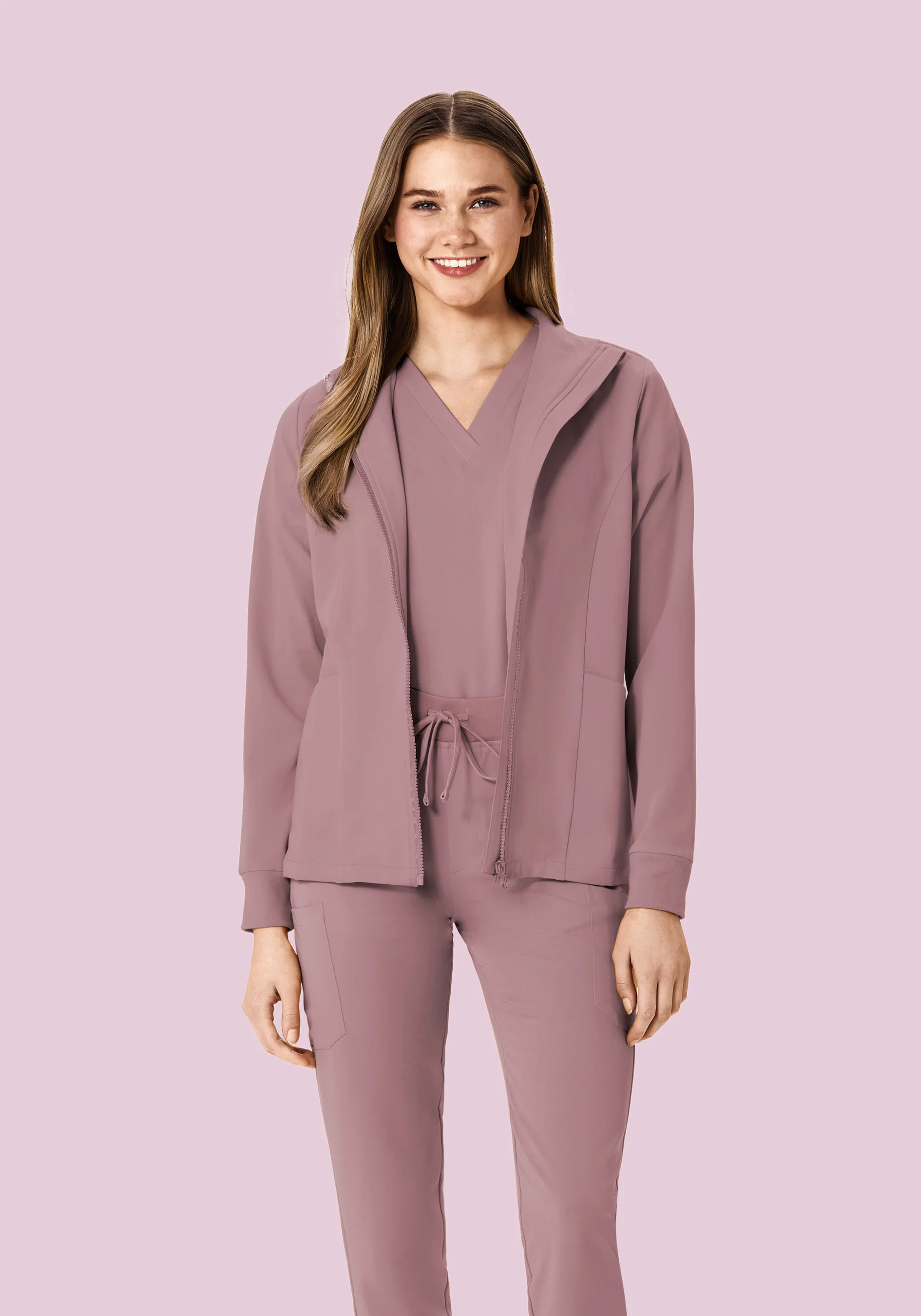 Women's Modern Scrub Jacket Dusk - Image 2