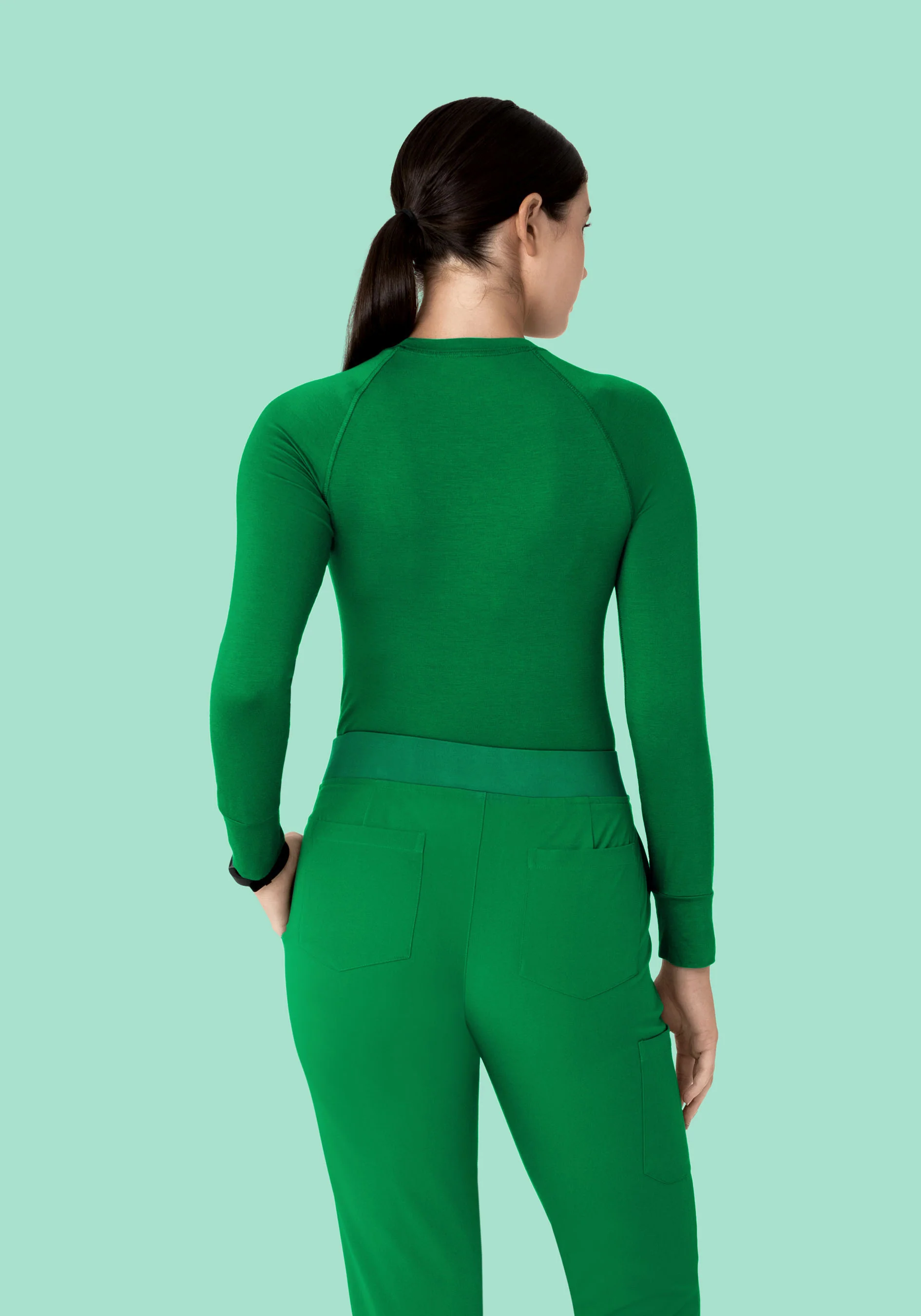 Women's Underscrubs Emerald - Image 2