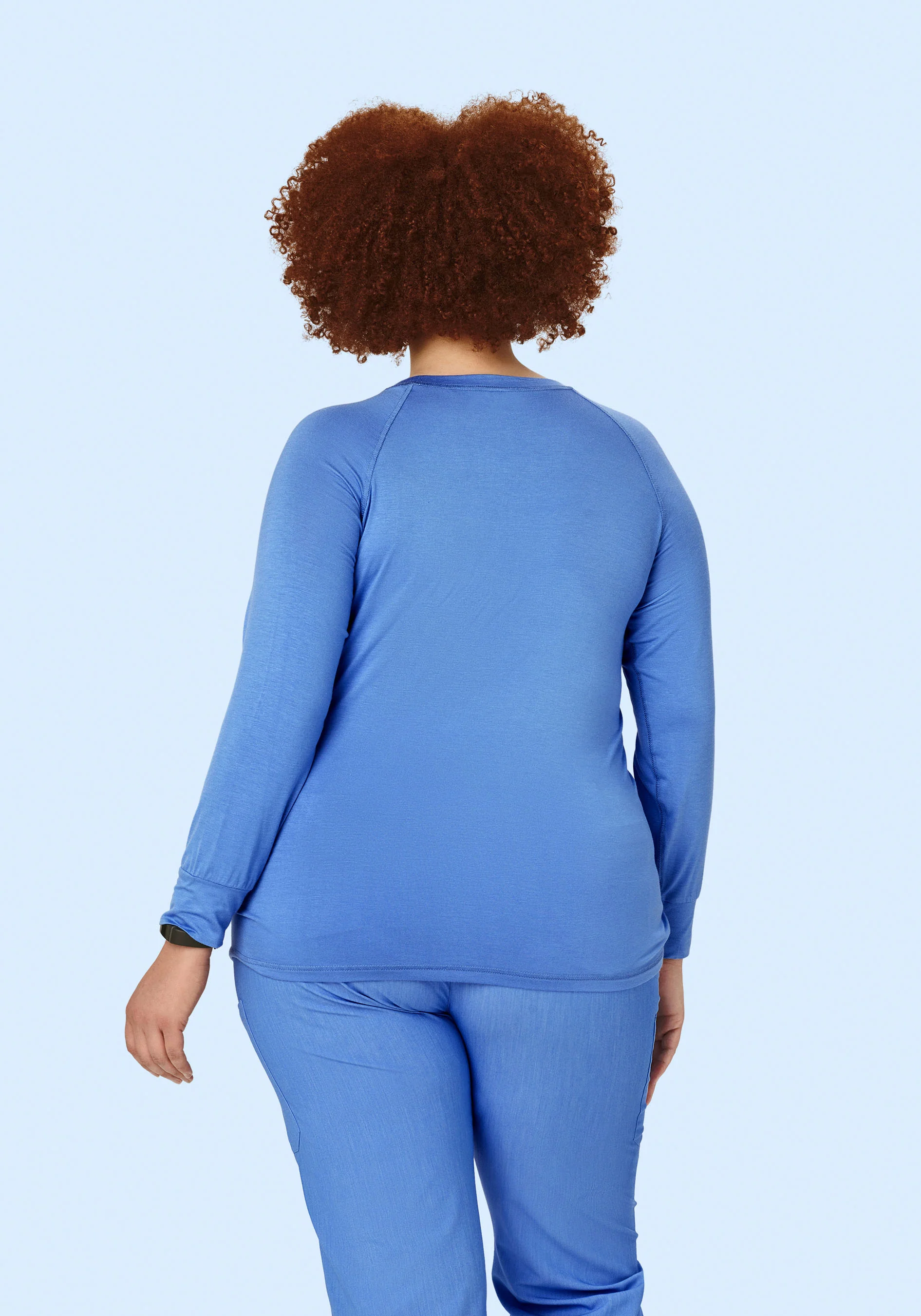Women's Underscrubs Heather Blue - Image 5