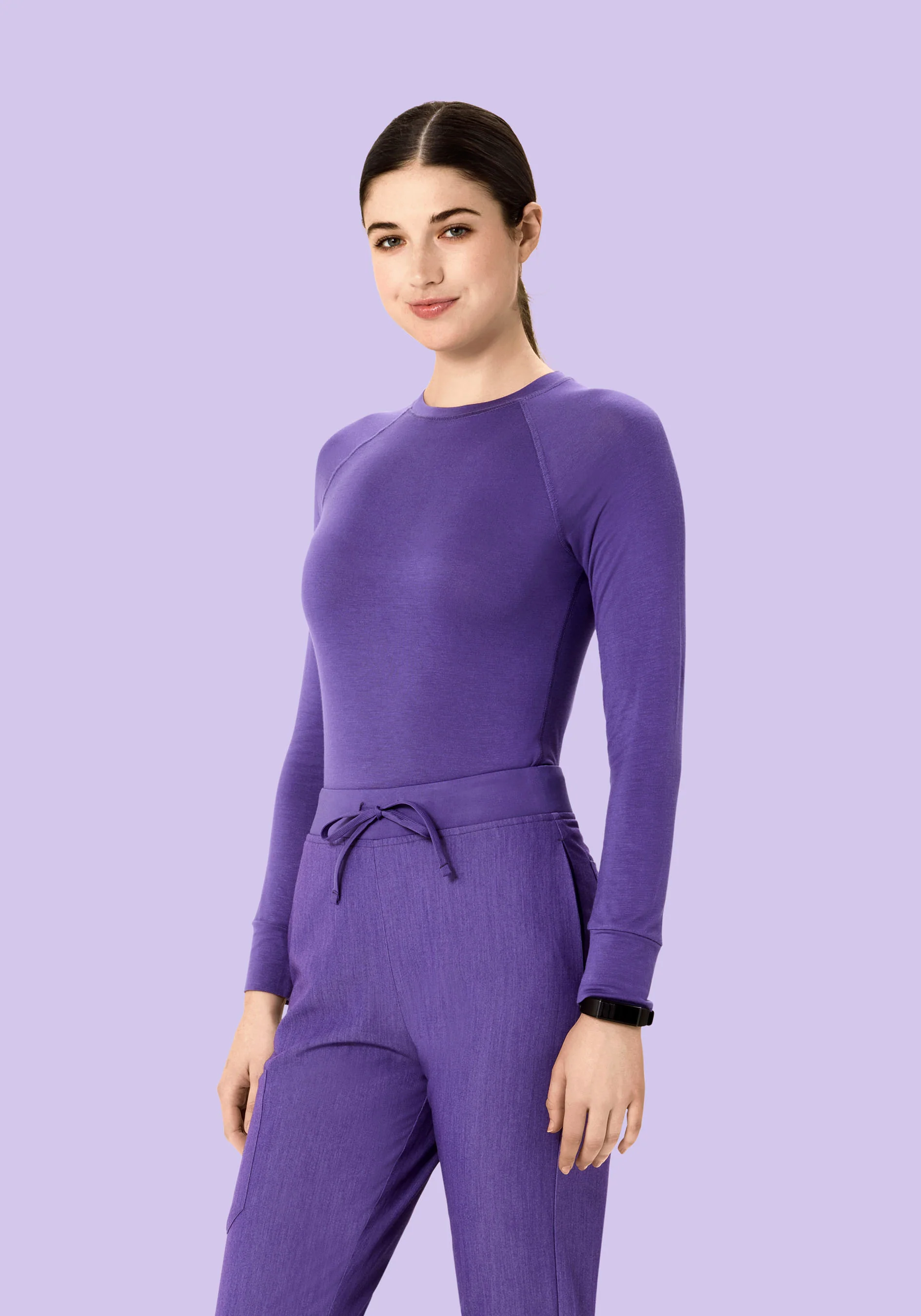 Women's Underscrubs Heather Grape