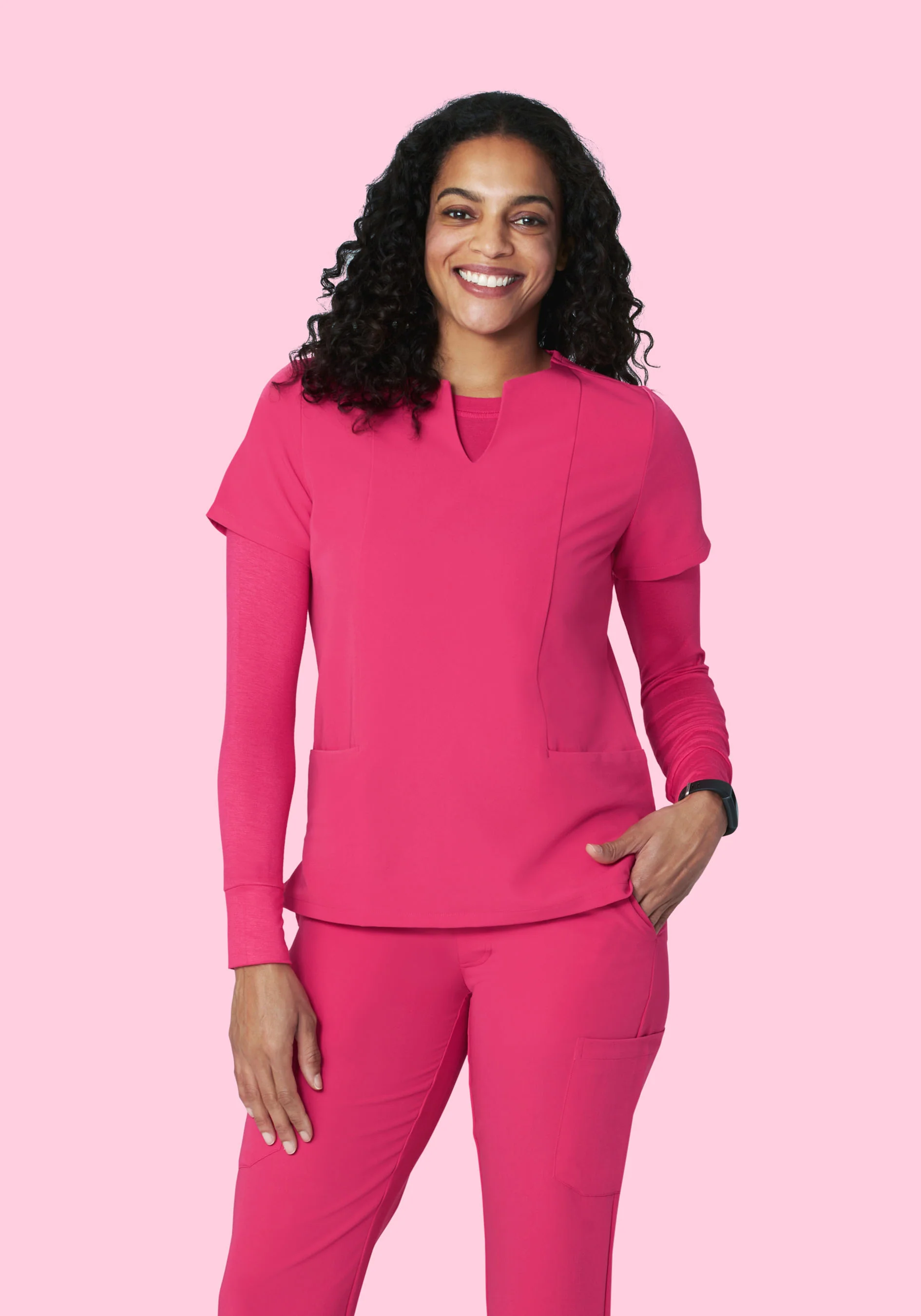 Women's Underscrubs Hot Pink - Image 2