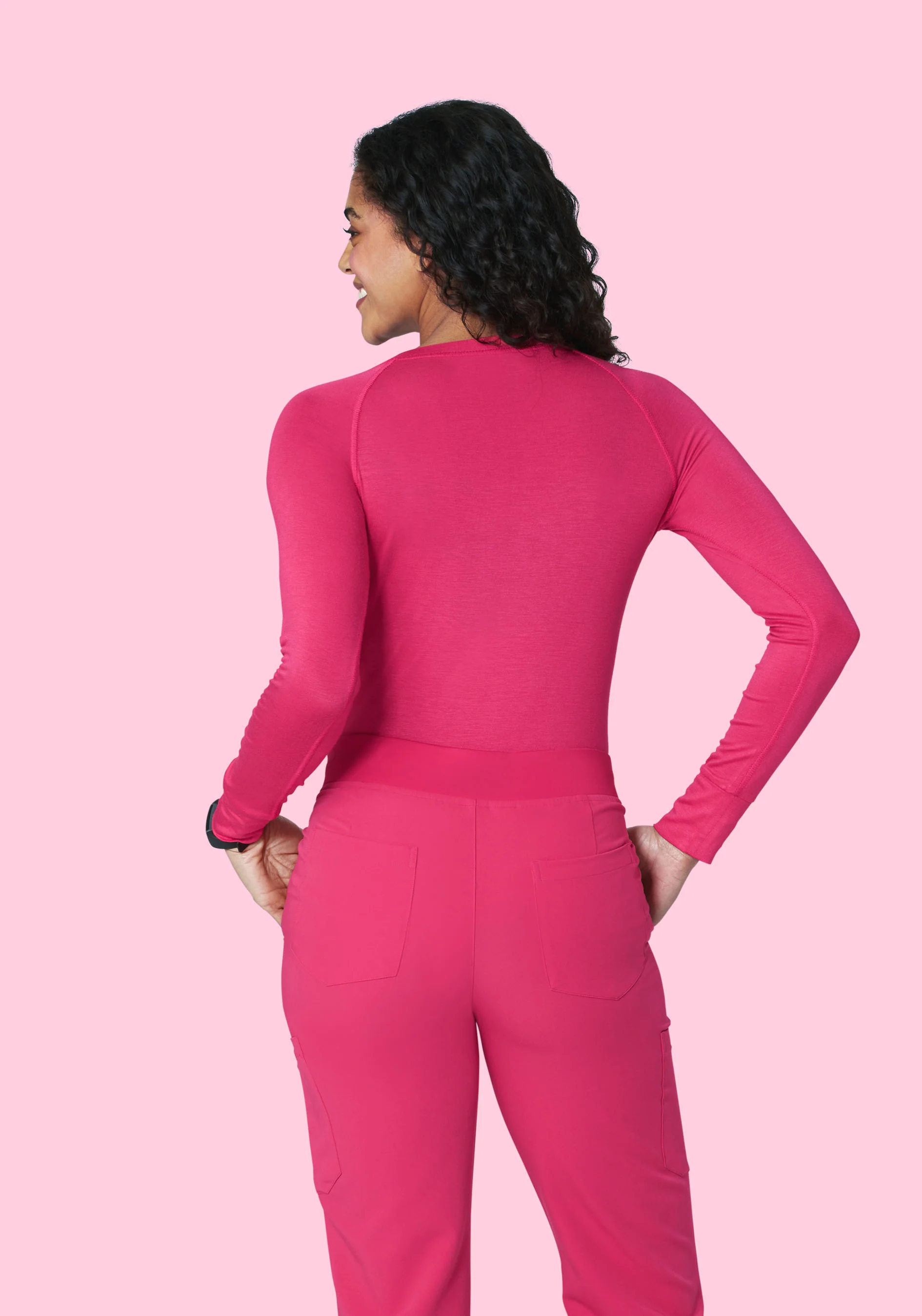 Women's Underscrubs Hot Pink - Image 3