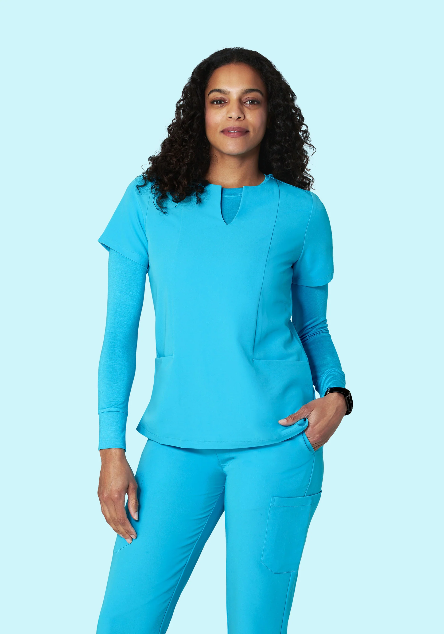 Women's Underscrubs Pacific Blue - Image 3