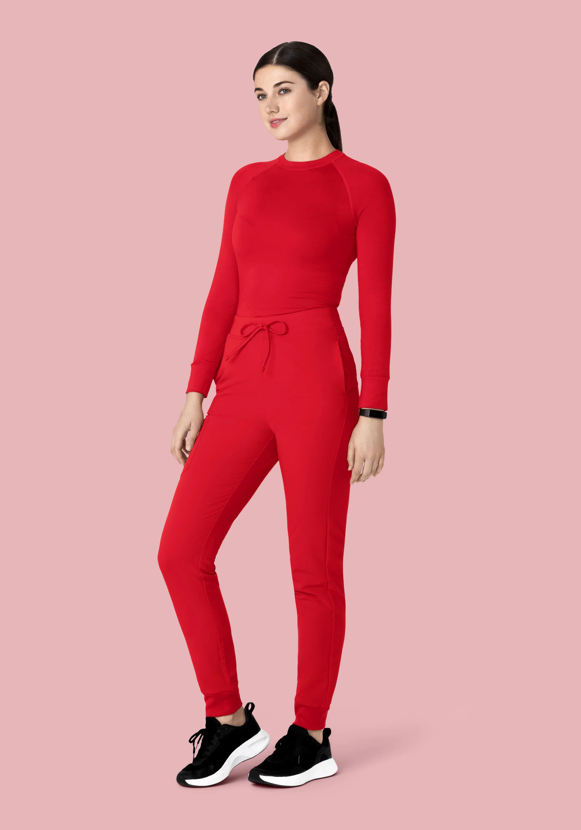 Women's Underscrubs Poppy Red - Image 3