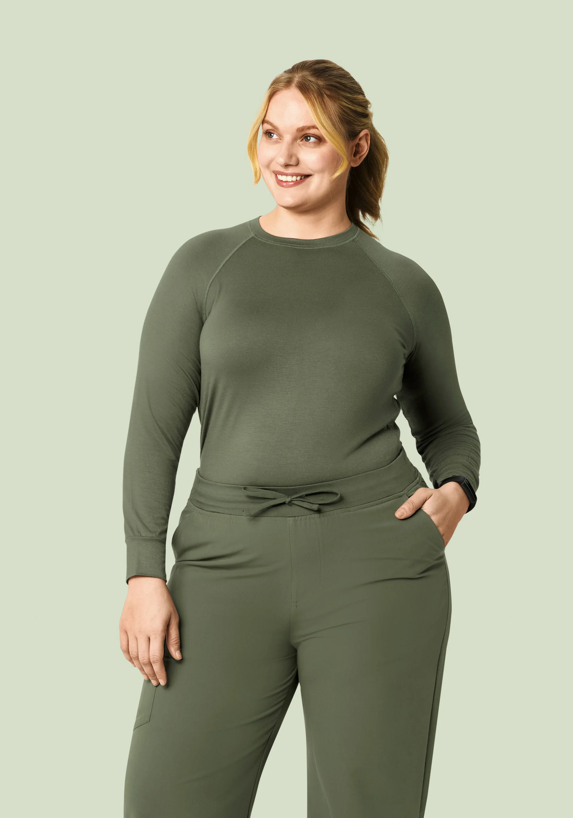 Women's Underscrubs Thyme - Image 4